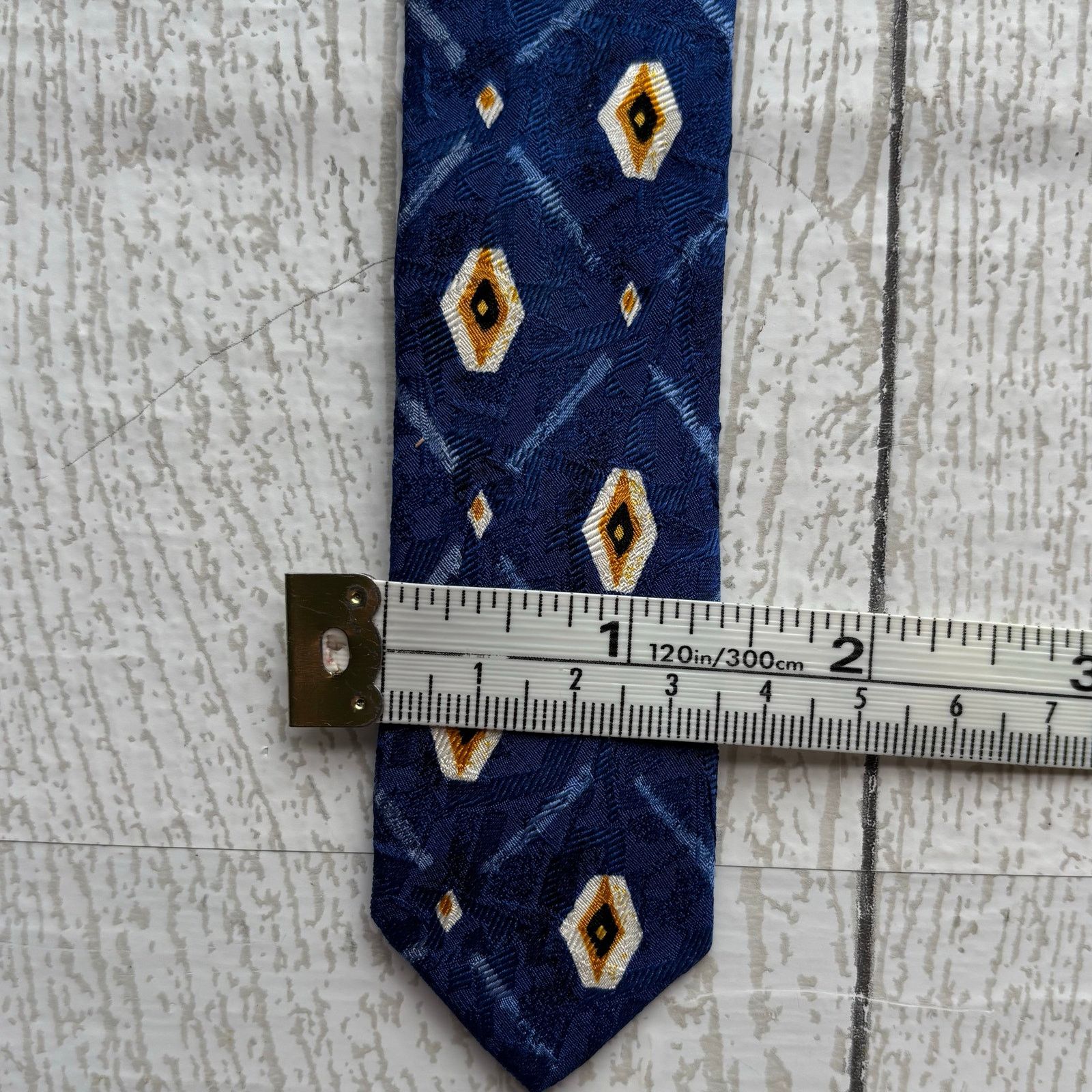 Other Executive Silks Blue Diamond Silk Tie Size ONE SIZE - 9 Thumbnail