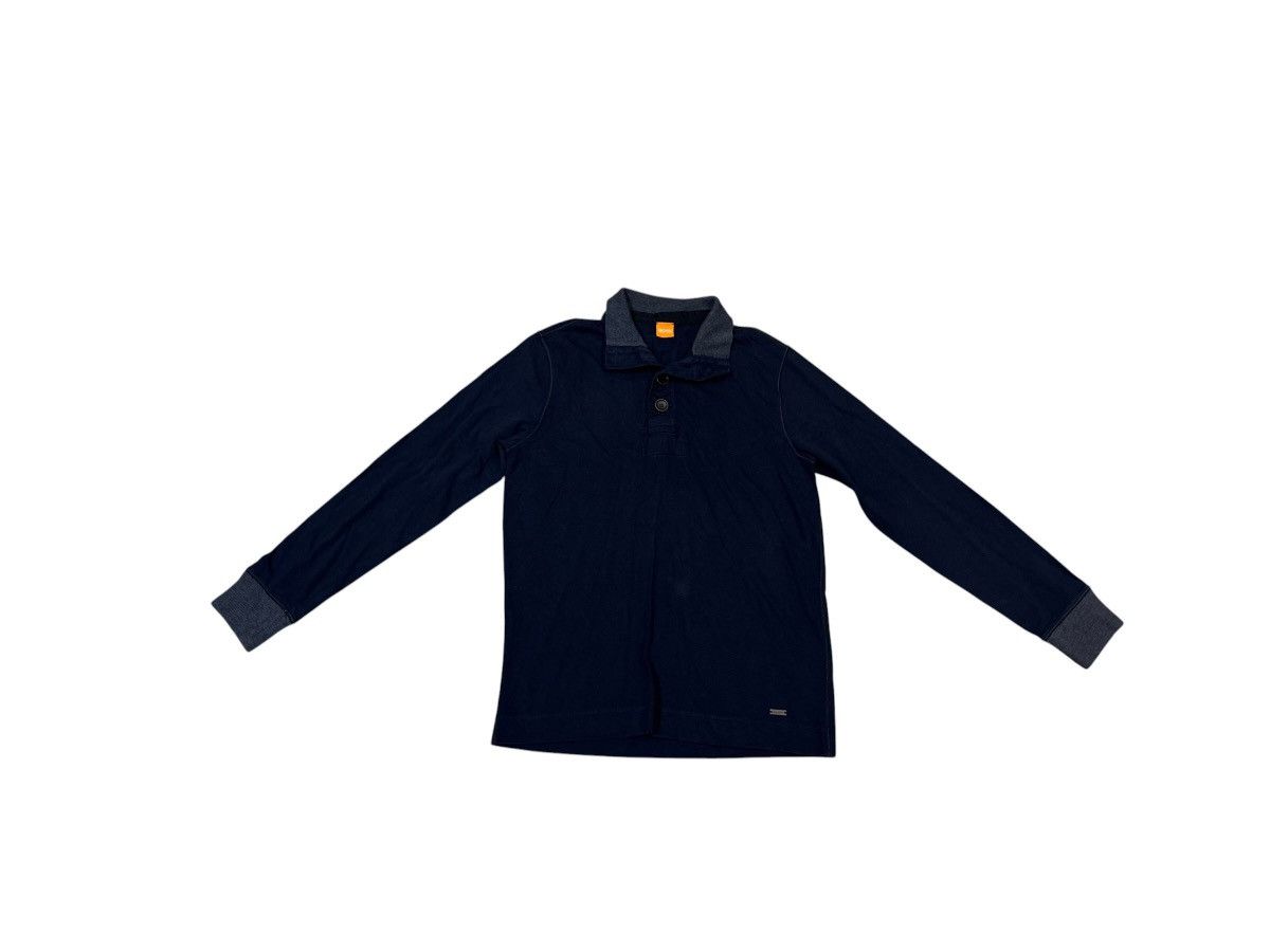 Hugo Boss Hugo Boss Orange Mock Neck Button Jumper Sweatshirt Large Size US L / EU 52-54 / 3 - 5 Thumbnail