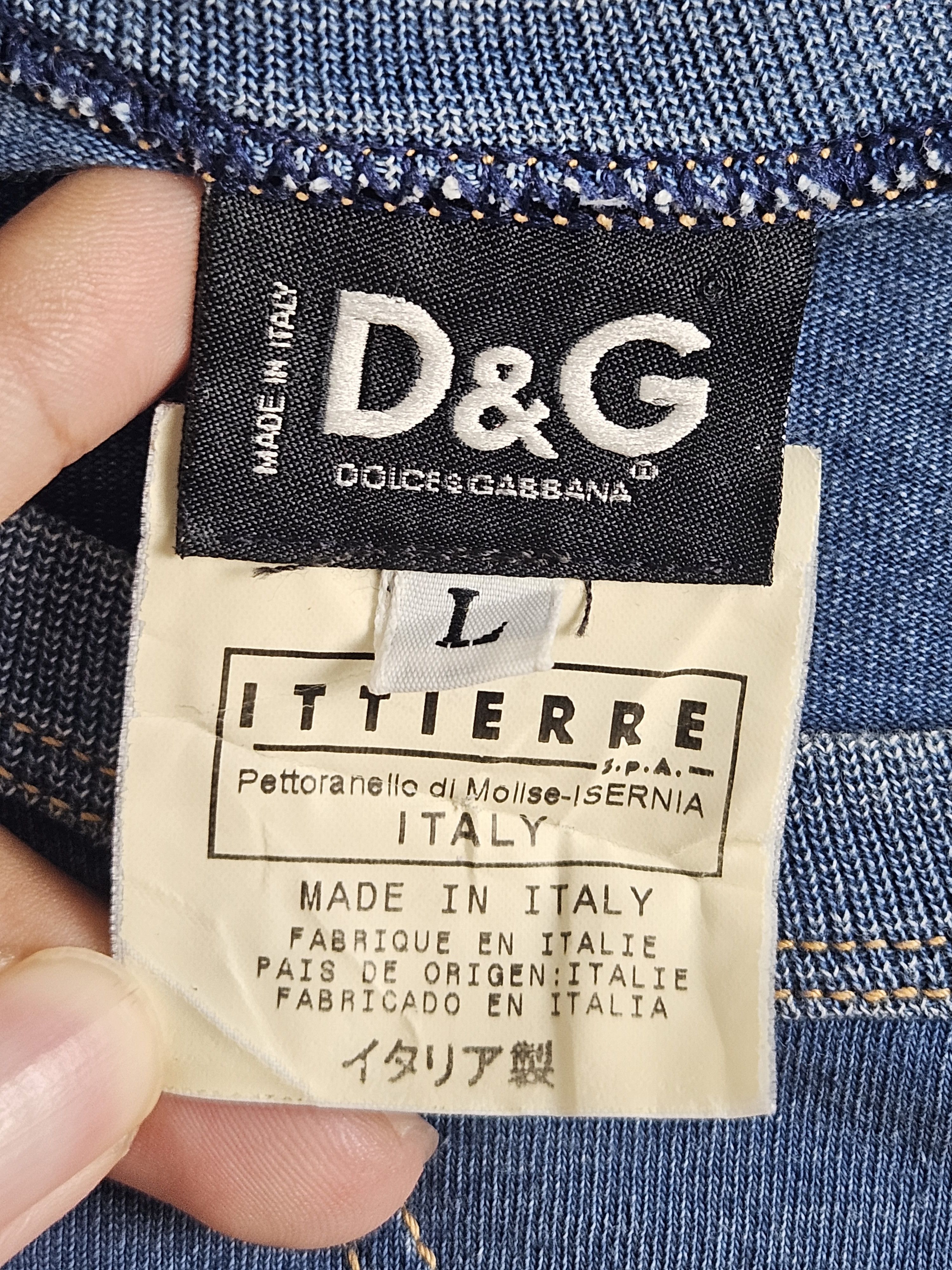 Dolce & Gabbana Dolce & Gabbana D&G Jeans denim tee shirt Size US L / EU 52-54 / 3 - 4 Thumbnail