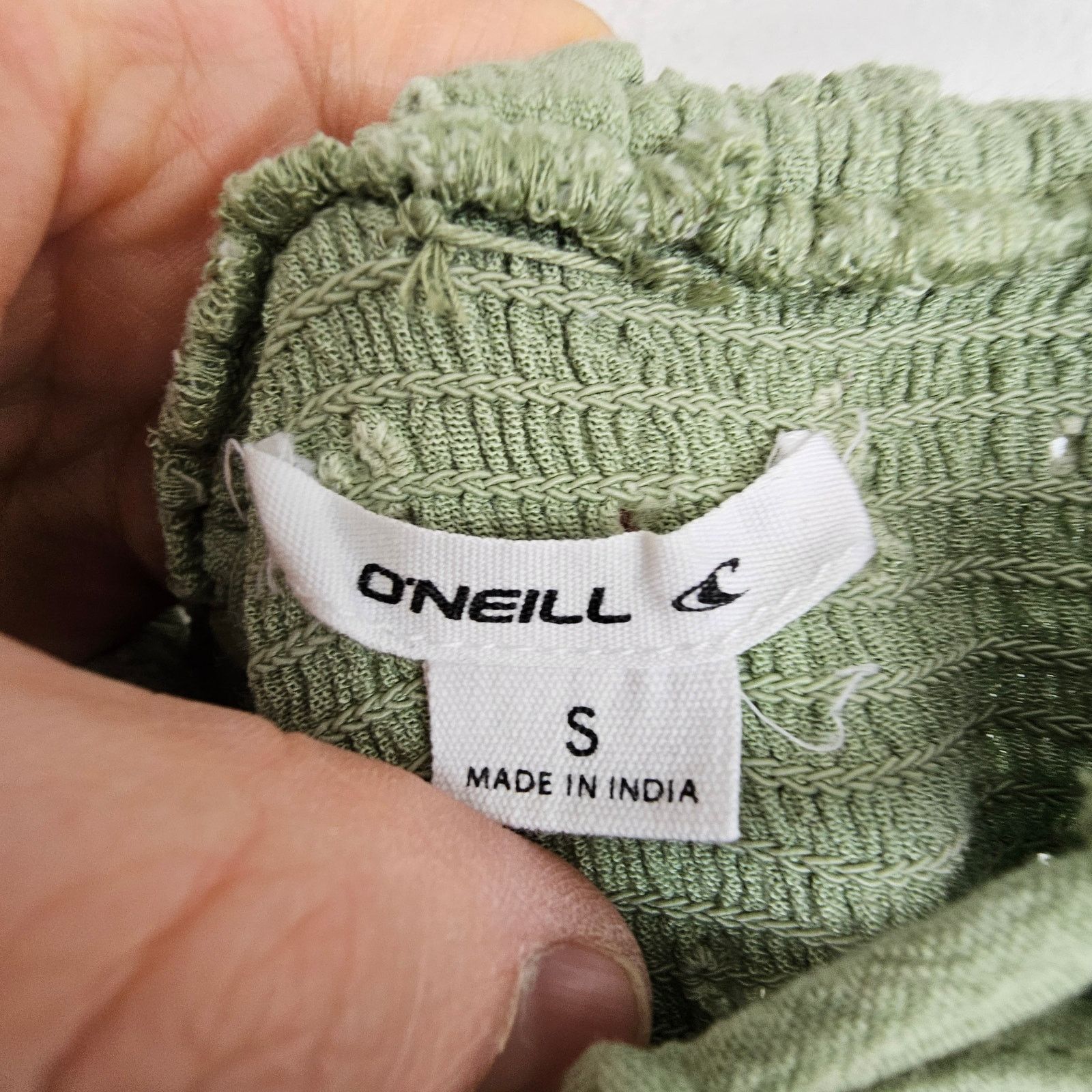 O'Neill O'Neill Womens Eyelet Babydoll Mini Tank Dress S Surf Ruffle Size S / US 4 / IT 40 - 6 Thumbnail