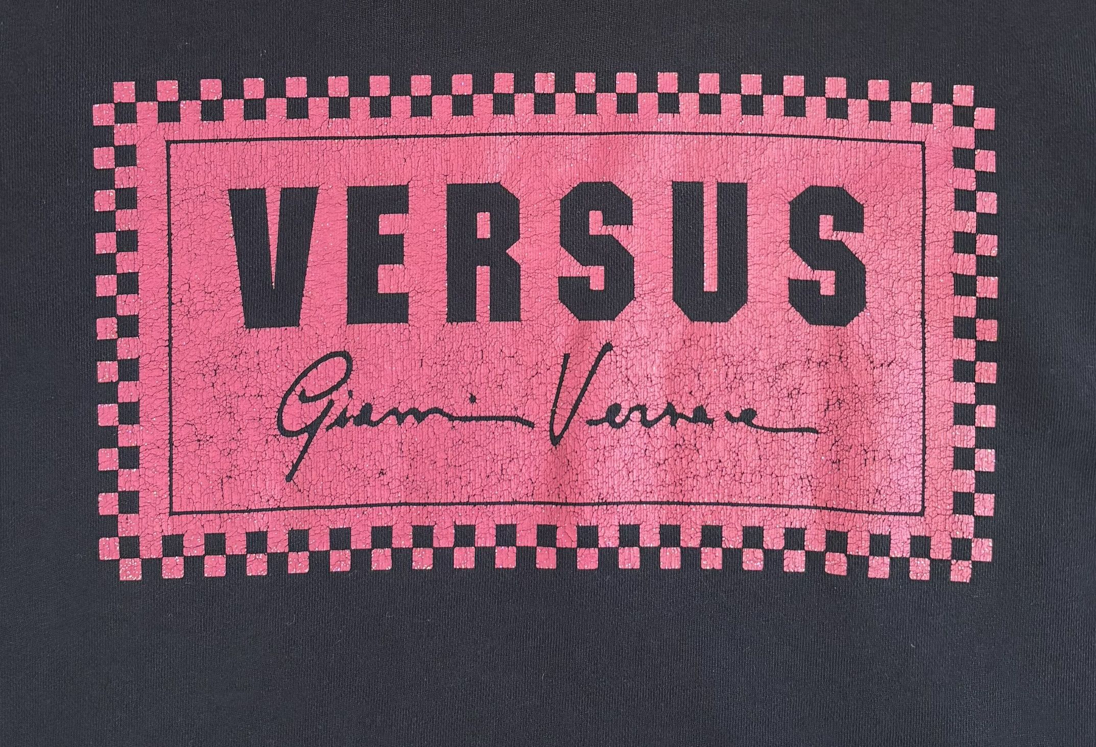 Versus Versace Versus Versace Box Logo Black sweatshirt size XL Size XL / US 12-14 / IT 48-50 - 7 Thumbnail