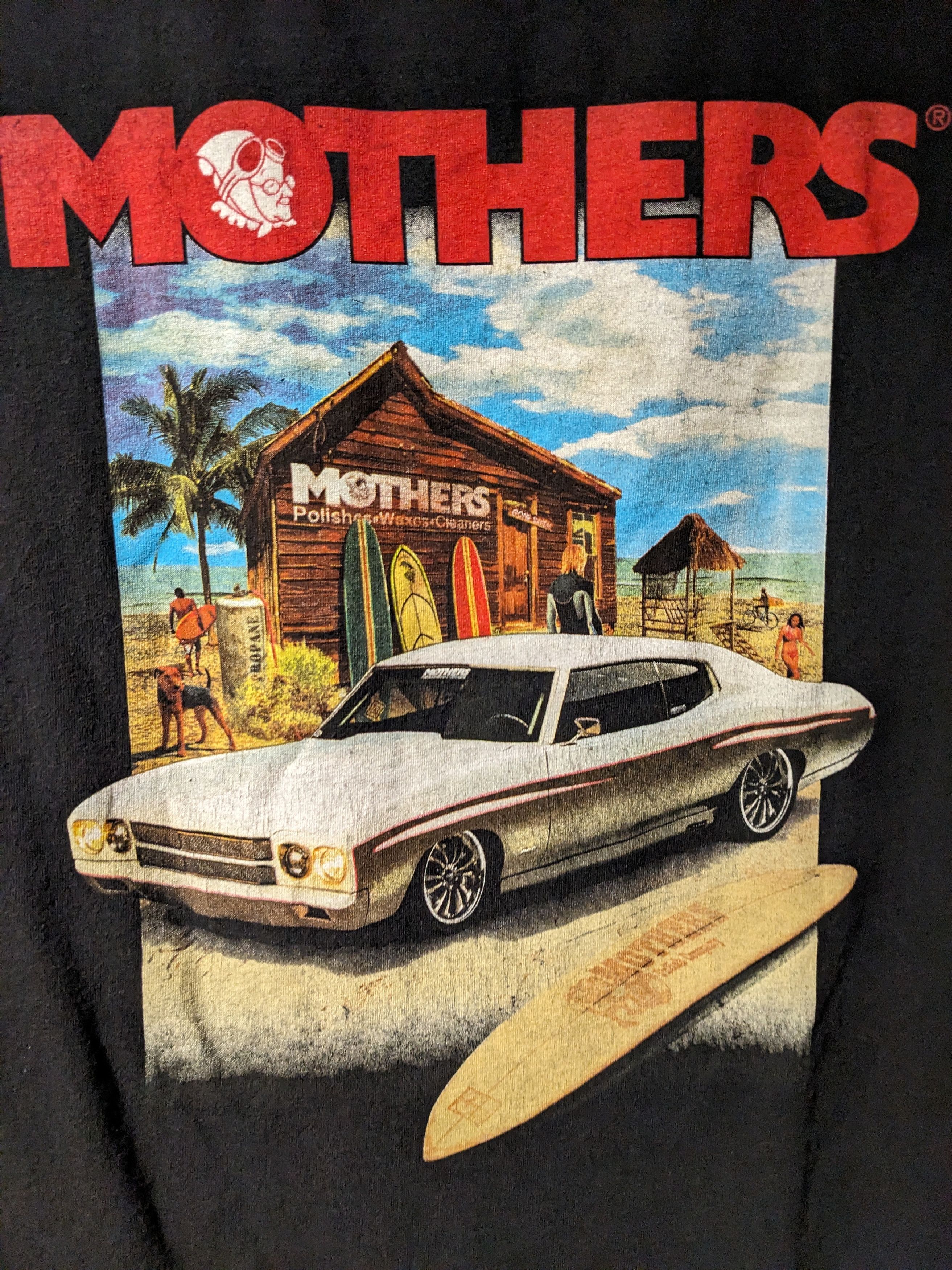 Ford × Vintage Vintage Y2K Mothers Polish Car Cleaning XXX-Large T-Shirt Size US XXL / EU 58 / 5 - 2 Thumbnail