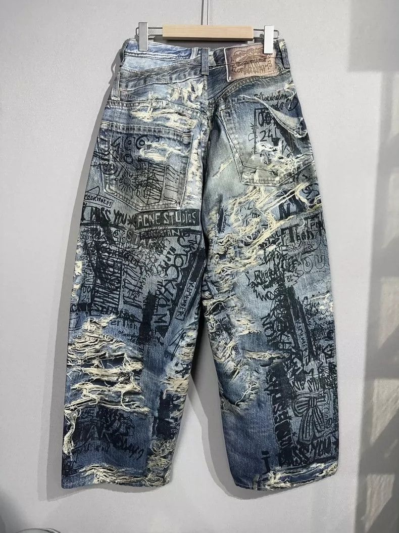 Acne Studios acne studios Digital printed jeans 2505-Nextarrow Size US 28 / EU 44 - 2 Thumbnail