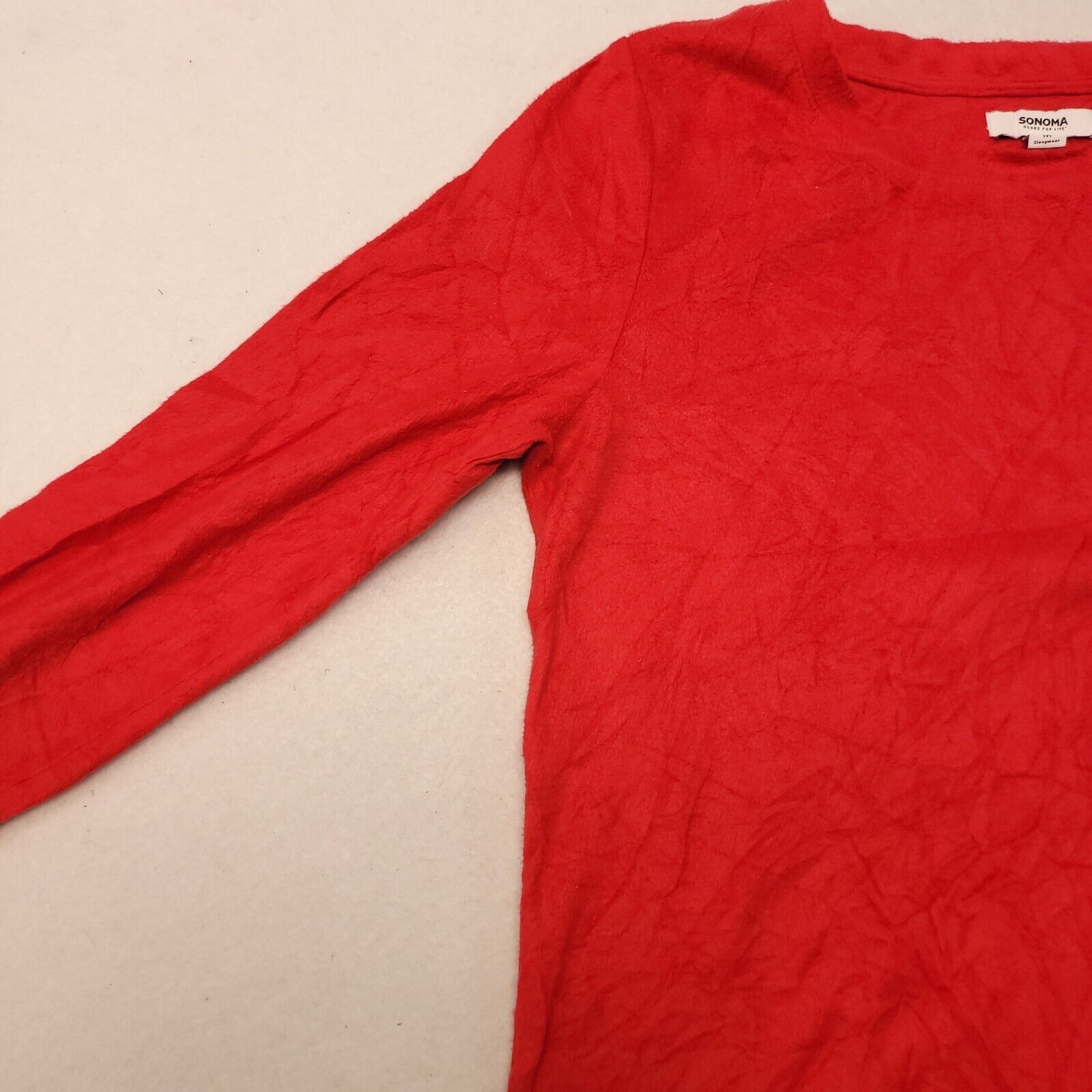 Sonoma Sonoma Sleepwear Casual Pajama Shirt Womens Size Medium Red Size ONE SIZE - 4 Thumbnail