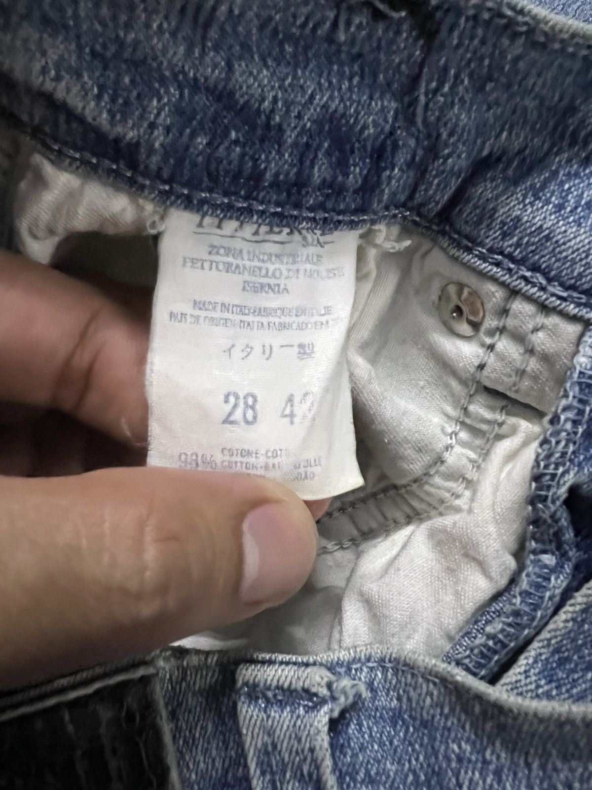 Versace Jeans Couture 💥Versace Jean Couture Faded Jean Size 26" / US 2 / IT 38 - 22 Thumbnail