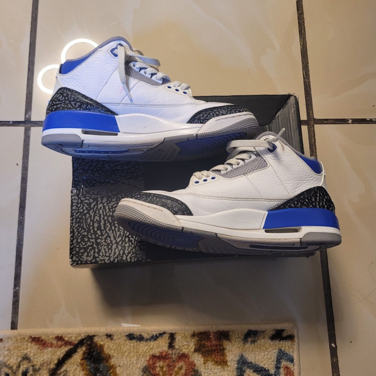 Jordan Brand Jordan 3 racer blue Size US 8 / EU 41 - 3 Thumbnail