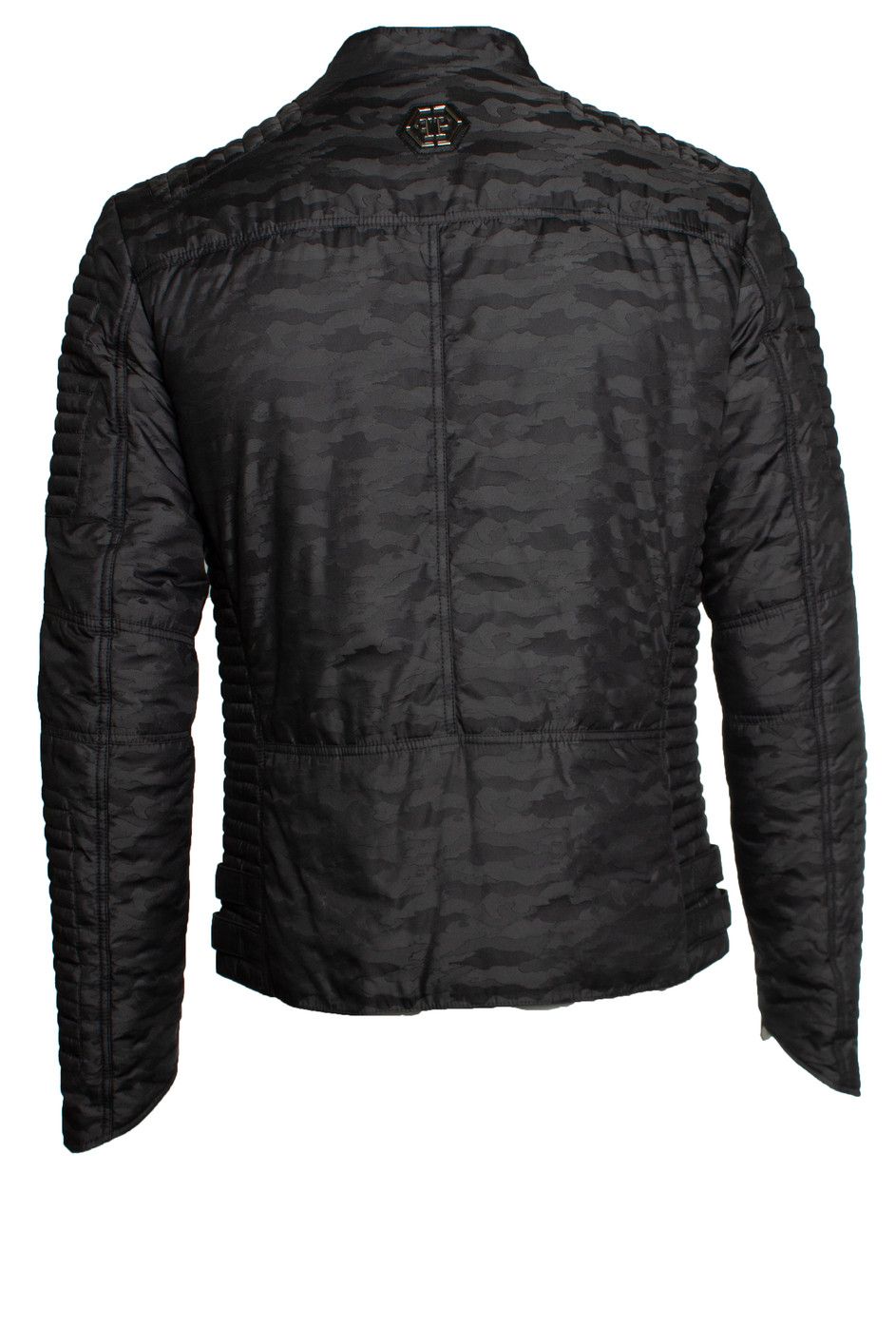 Philipp Plein quilted biker jacket Size US L / EU 52-54 / 3 - 3 Thumbnail