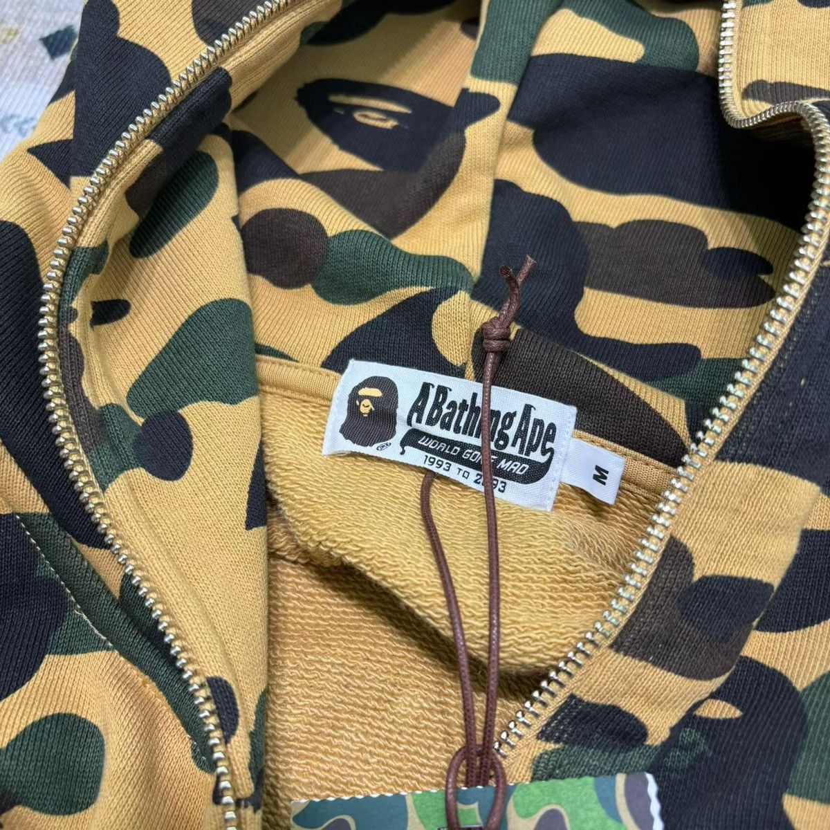 Bape CAMO FULL ZIP HOODIE Size US M / EU 48-50 / 2 - 7 Thumbnail