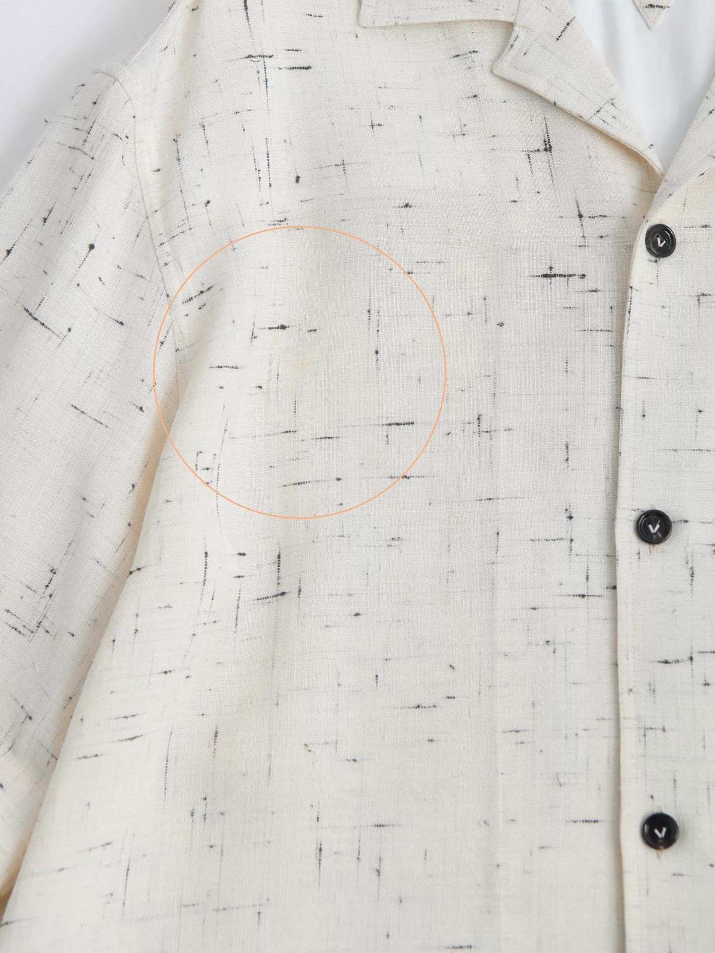 Bottega Veneta BV Vintage Cream White Crosshatch Boxy Short Sleeve Shirt Size US M / EU 48-50 / 2 - 8 Thumbnail