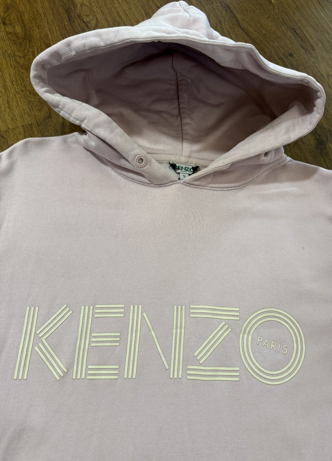 Kenzo Women’s Kenzo Paris Sweater Dress Hoodie Mesh Pink S Size S / US 4 / IT 40 - 2 Thumbnail