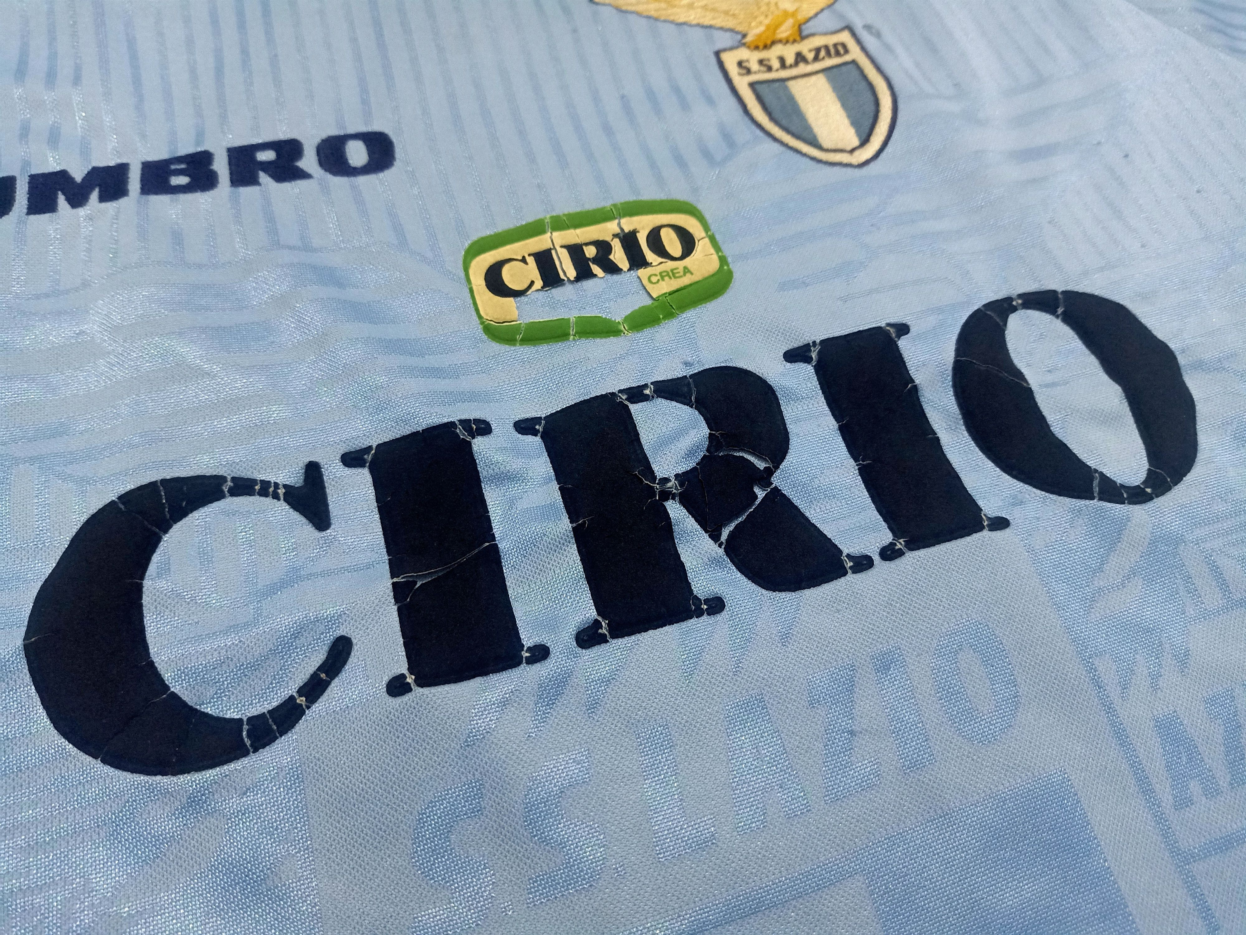 Umbro × Vintage Vintage 1997-98 SS Lazio Home Jersey Size US M / EU 48-50 / 2 - 3 Thumbnail