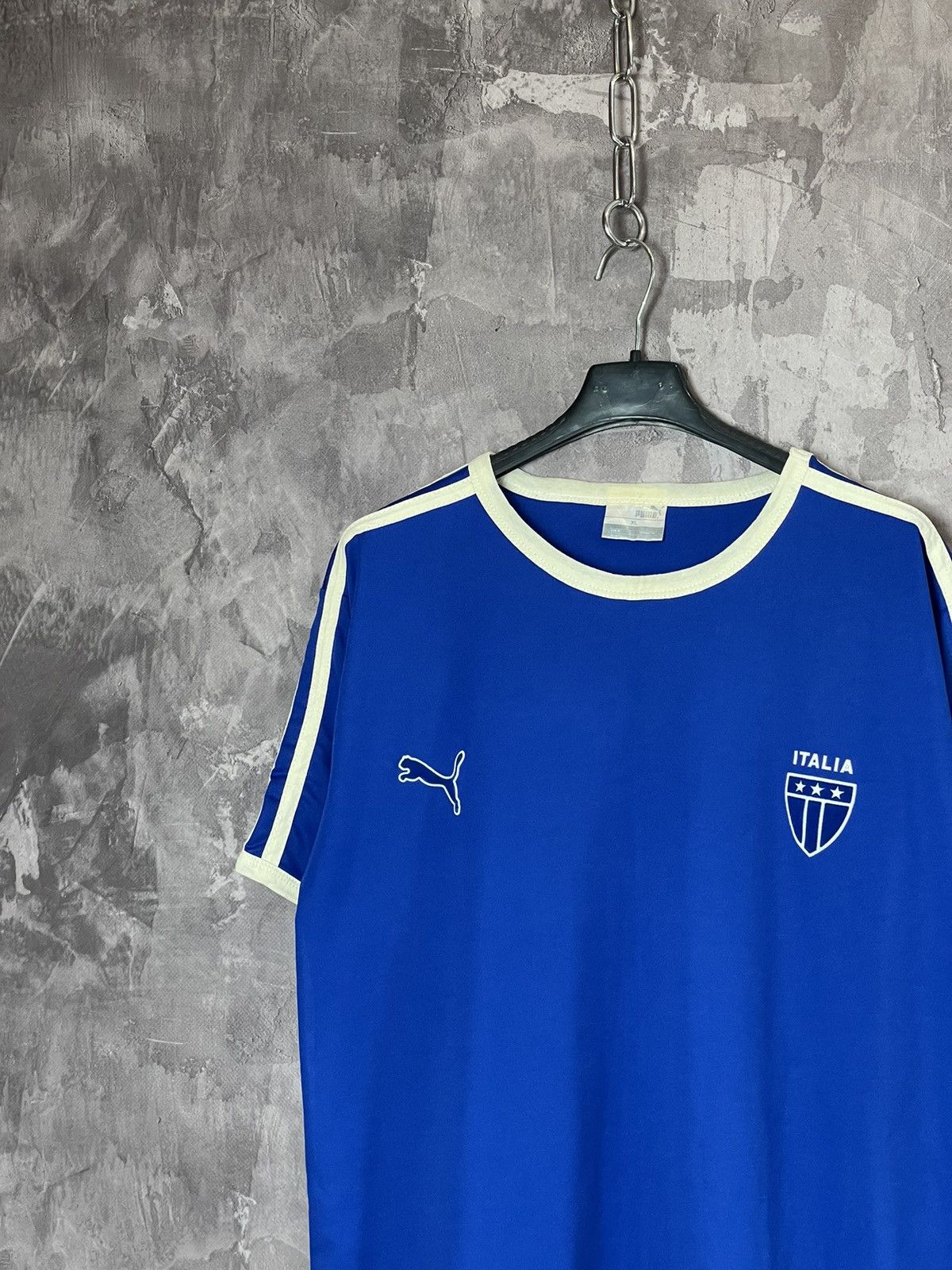 Puma × Vintage 2000s Puma Italy Vintage Training Jersey Size US XL / EU 56 / 4 - 4 Thumbnail