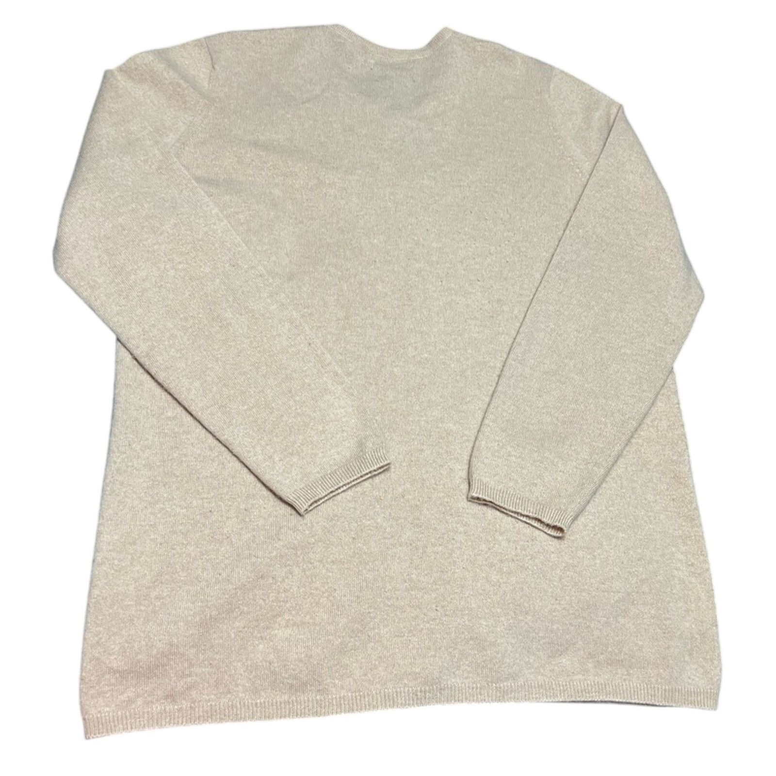 Other Kassatly Palm Beach 100% Cashmere Tan Cardigan Sweater XL Size XL / US 12-14 / IT 48-50 - 3 Thumbnail