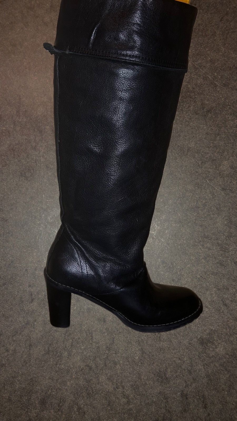 Leather × Vintage Black Leather Boots Size 36 Size US 6 / IT 36 - 4 Thumbnail