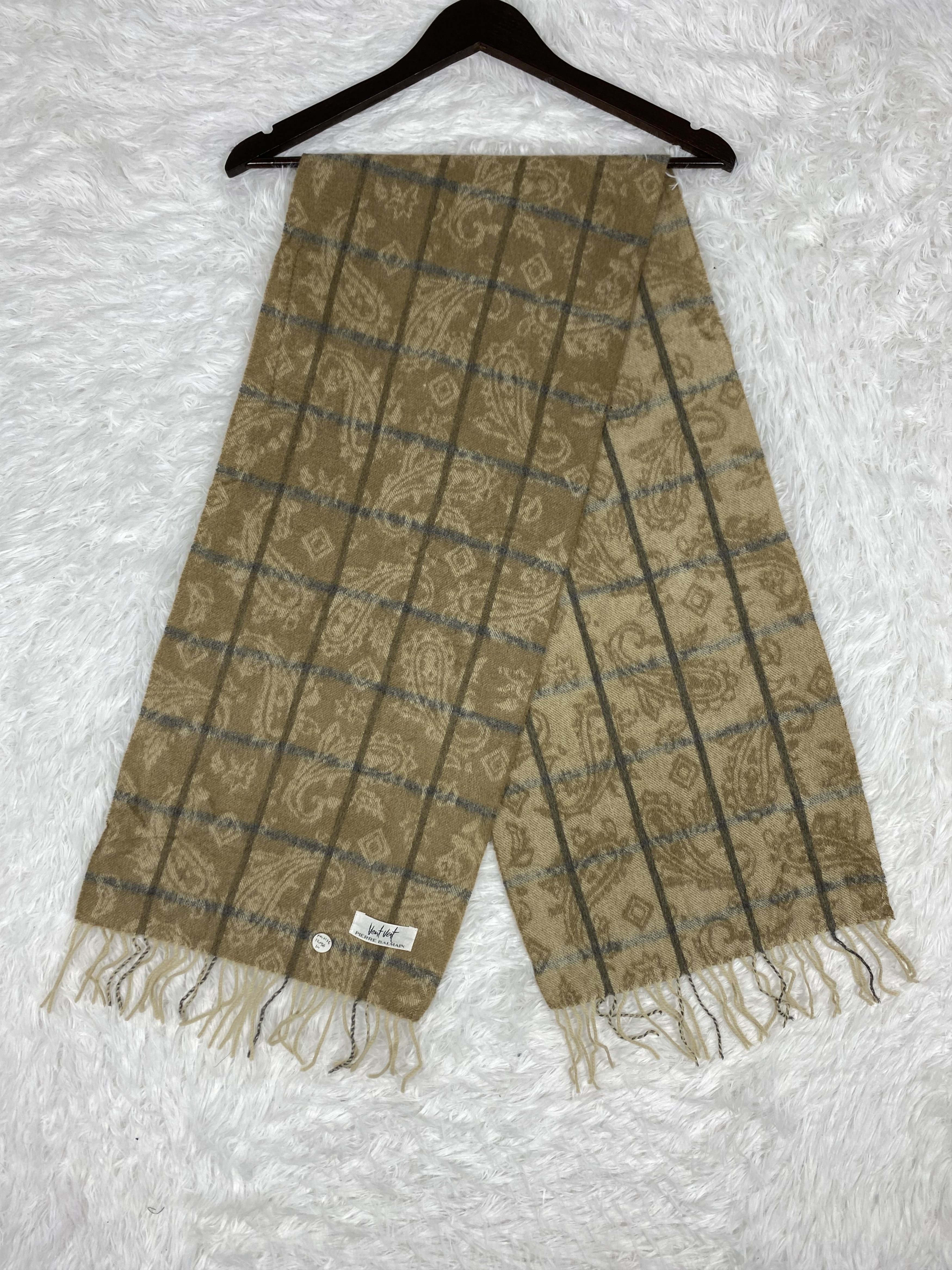 Pierre Balmain Vintage Pierre Balmain Scarf / Muffler Neckwear PM0135 Size ONE SIZE - 1 Thumbnail