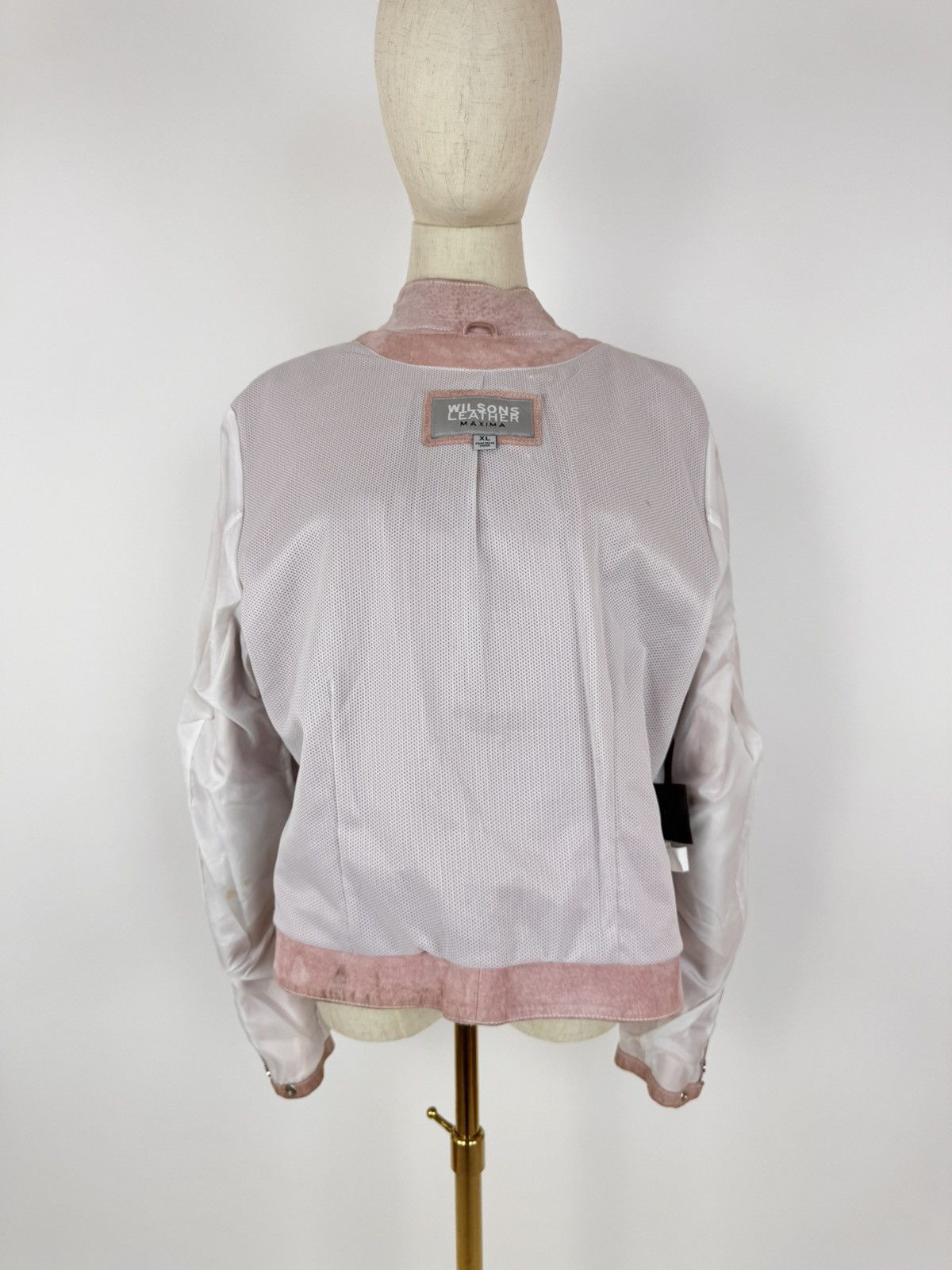 Wilsons Leather Wilsons Leather Jacket Pink Womens Biker Motorcycle JKT Size XL / US 12-14 / IT 48-50 - 6 Thumbnail