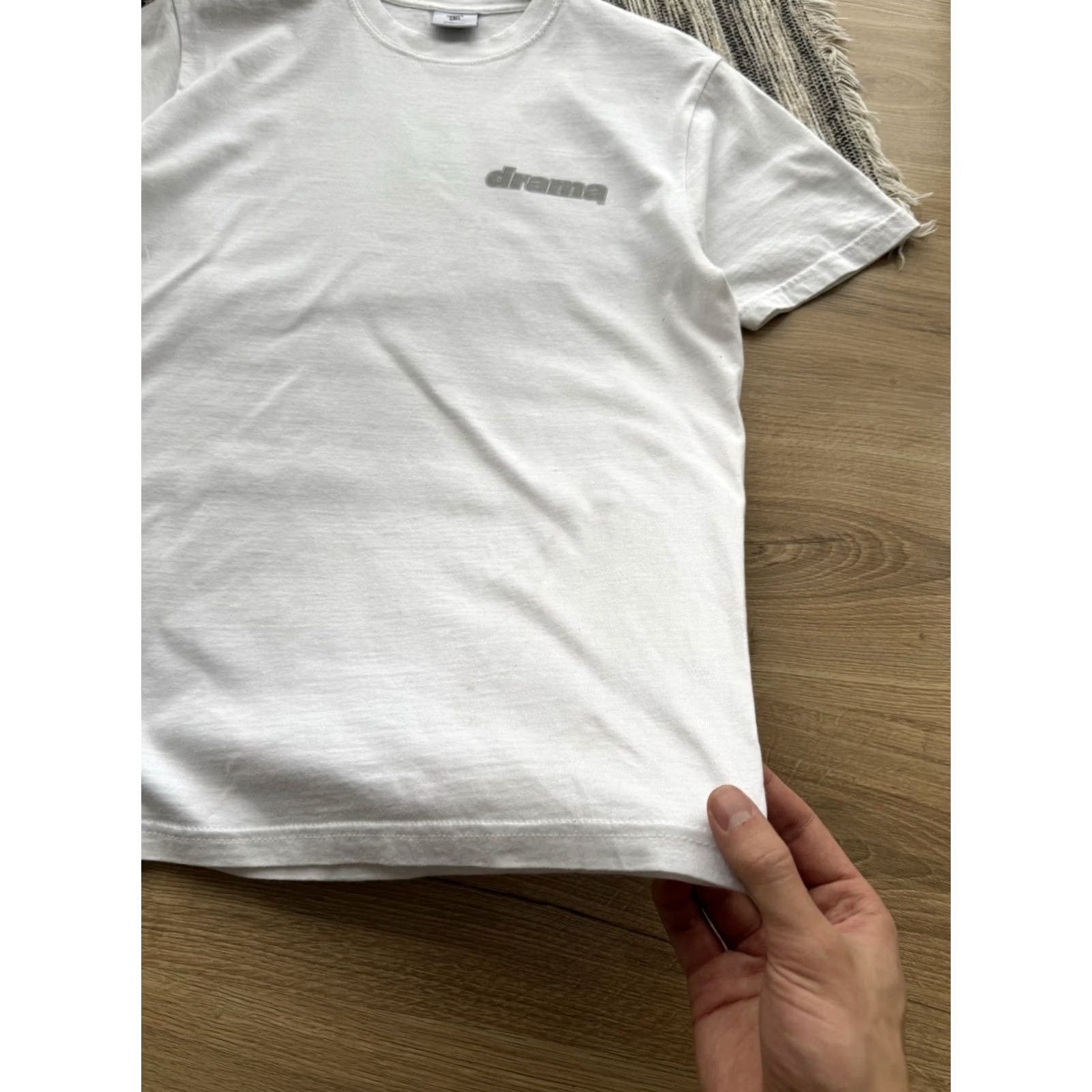 Vintage Drama Call T-Shirt Men’s Size S Short Sleeve White Logo 90s Vintage Streetwear Design Graphic Casual Cotton Logo Mens Size US S / EU 44-46 / 1 - 5 Thumbnail