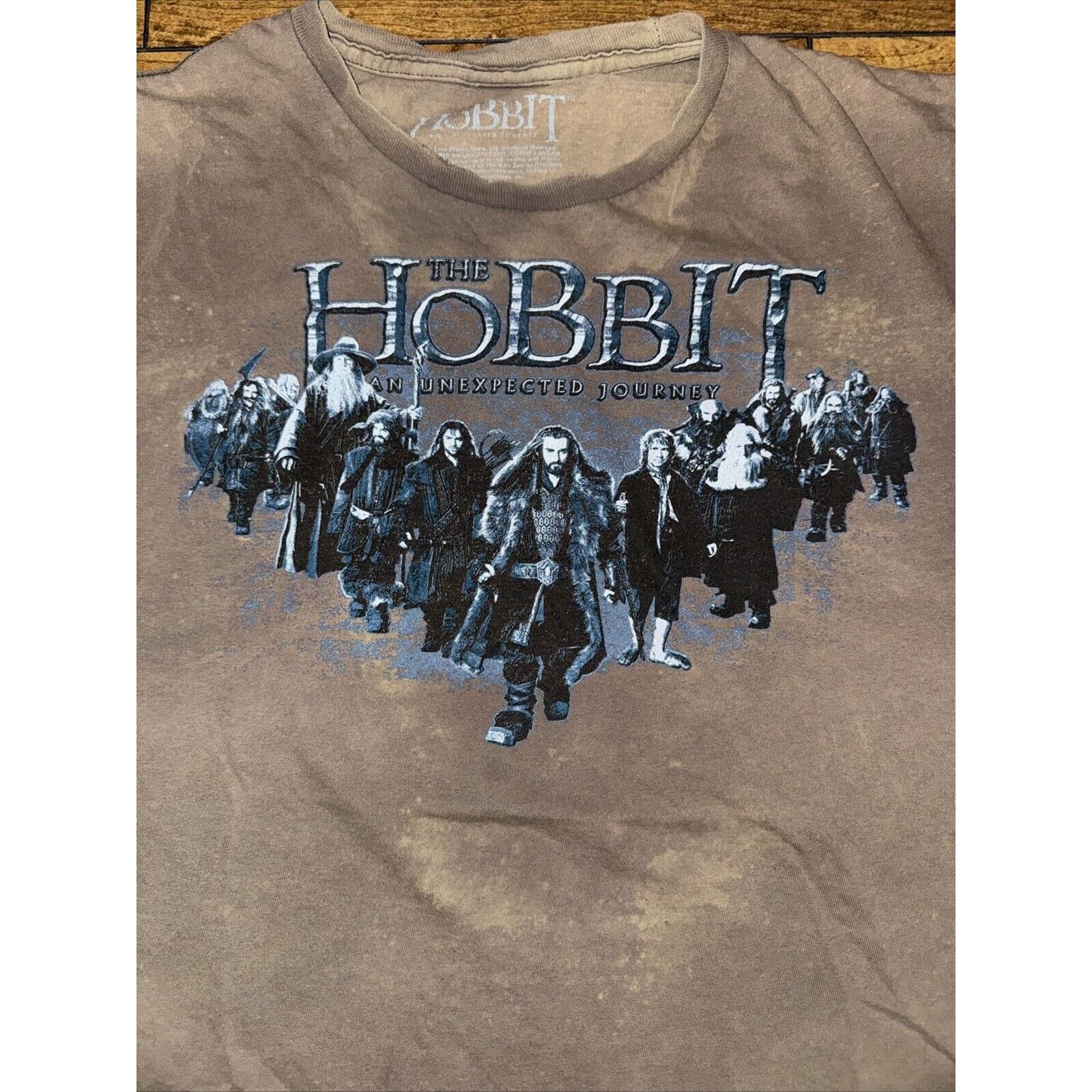 Japanese Brand × Vintage The Hobbit An Unexpected Journey T-Shirt Brown Large 21x25.5 Size US L / EU 52-54 / 3 - 2 Thumbnail