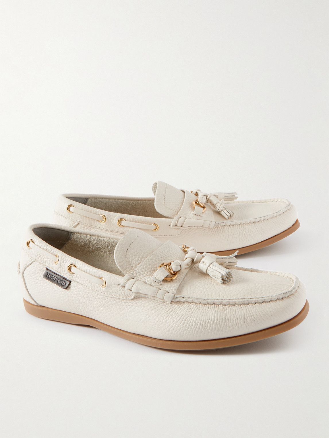 Tom Ford o1y0425 Logo Loafers in Ivory Size US 8 / EU 41 - 4 Thumbnail