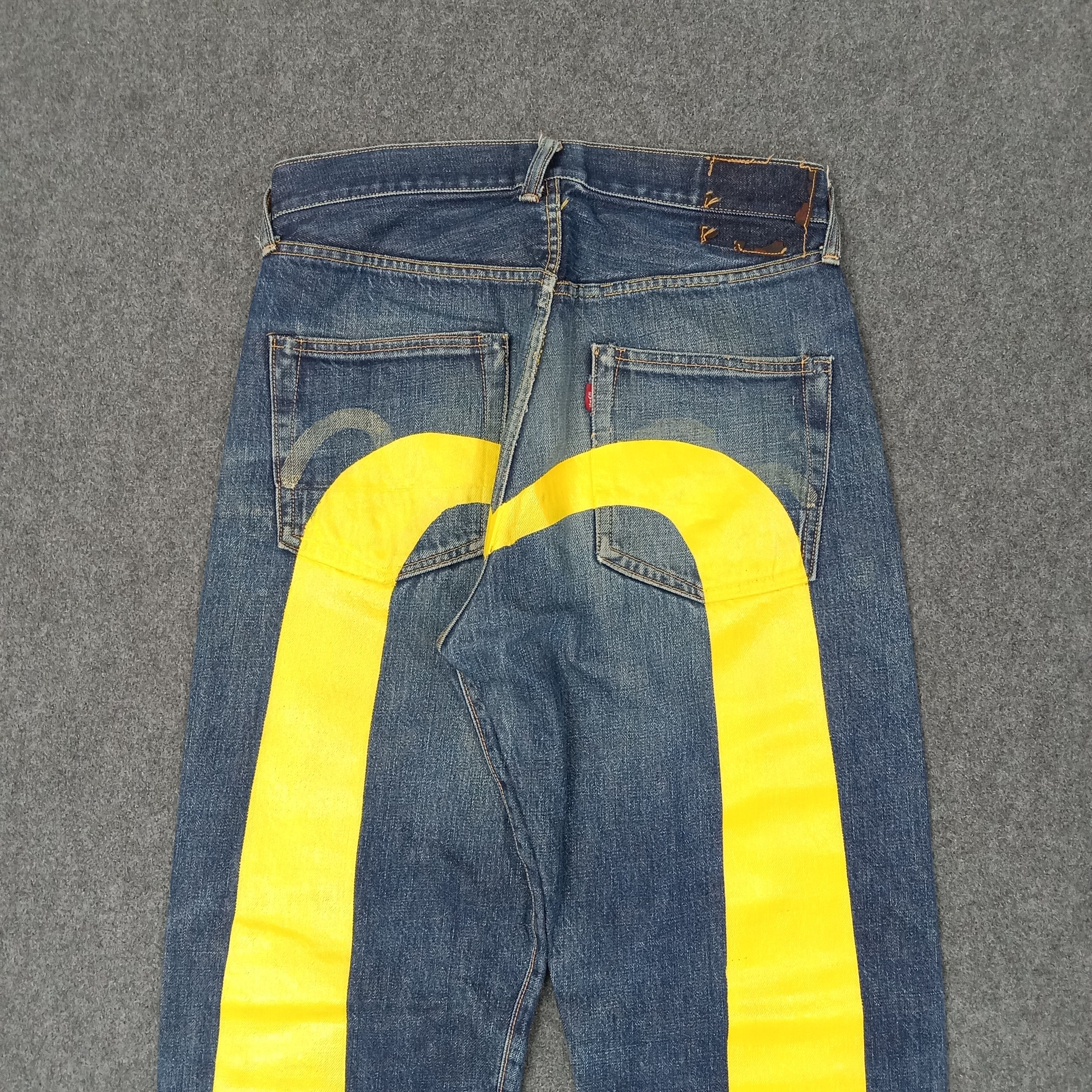 Japanese Brand Evis Japanese Brand Daicock Custom Art Denim Jeans C244N22 Size US 30 / EU 46 - 2 Thumbnail