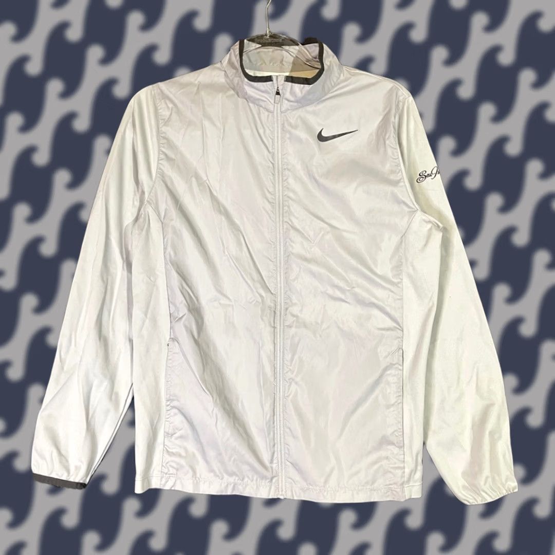 Nike Nike Golf Sea Island Light Gray Active Full Zip Light Weight Jacket Women's XL Gray Track Jacket Size XL / US 12-14 / IT 48-50 - 1 Thumbnail