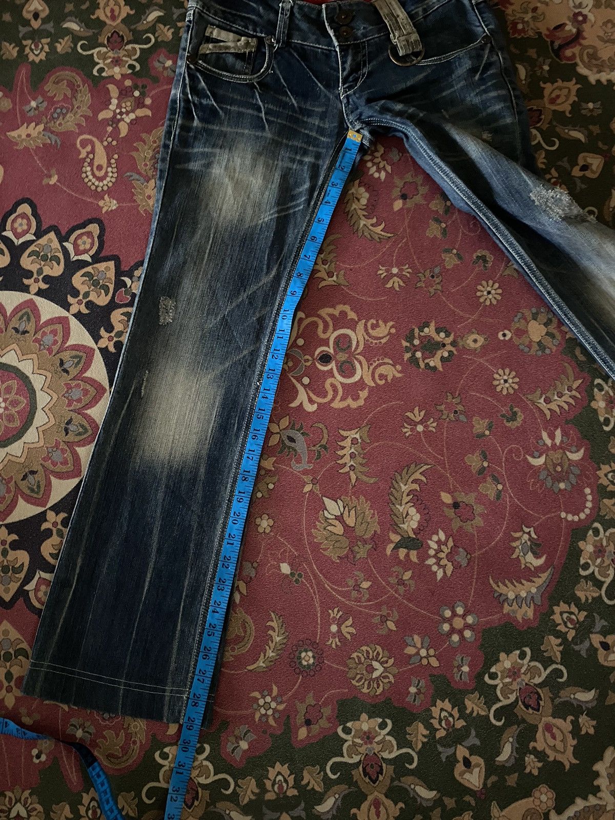 Japanese Brand Japanese Brand Red Pepper Jeans Distressed Denim Size US 29 - 21 Thumbnail