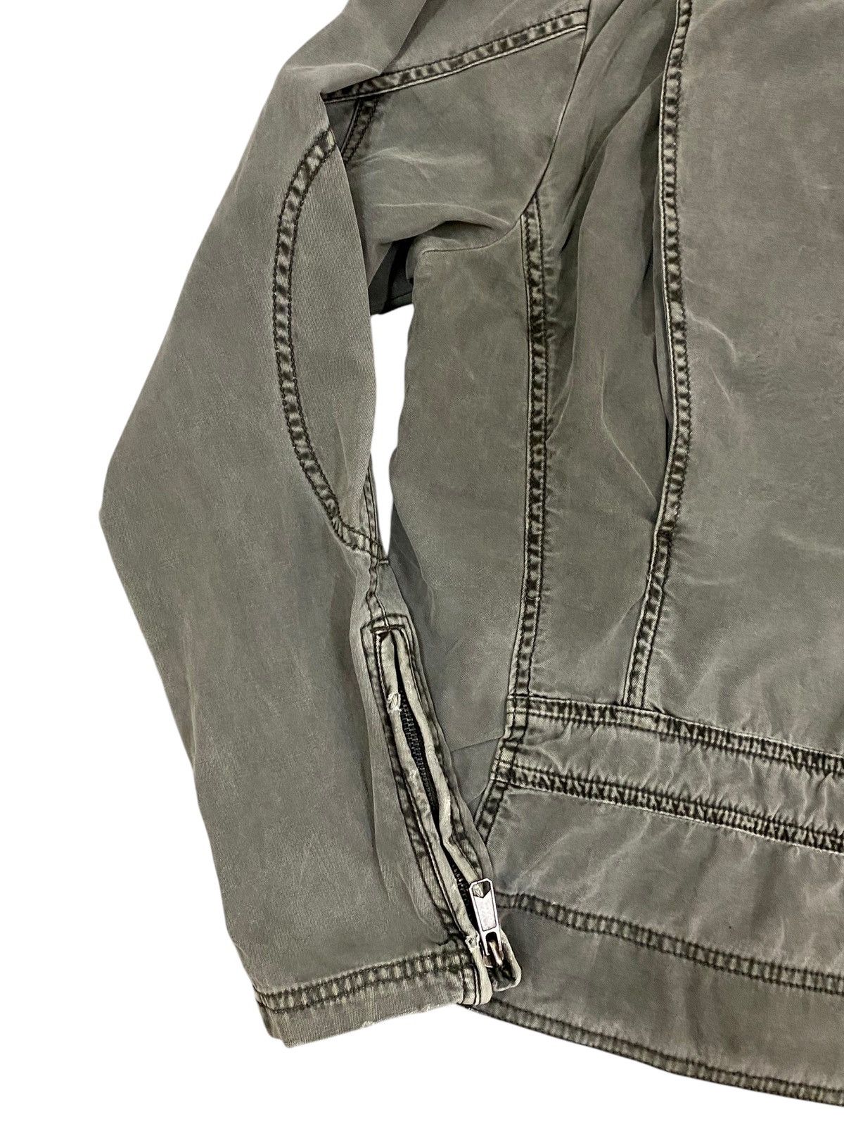Vintage Vtg Jacket Zip Up Wash Grey Size US S / EU 44-46 / 1 - 5 Thumbnail