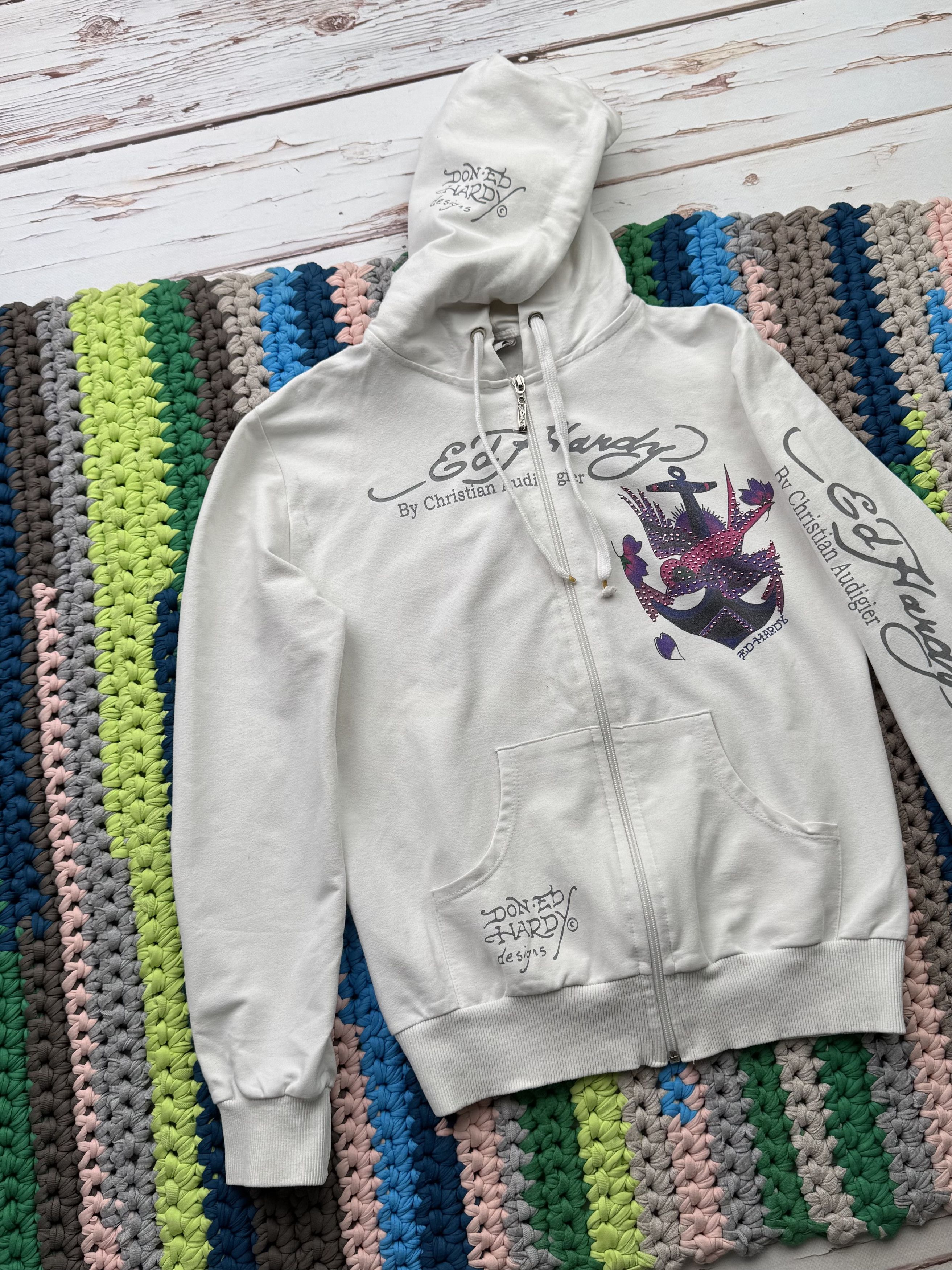 Ed Hardy Ed Hardy Vintage Hoodie(ET1) Size M / US 6-8 / IT 42-44 - 3 Thumbnail