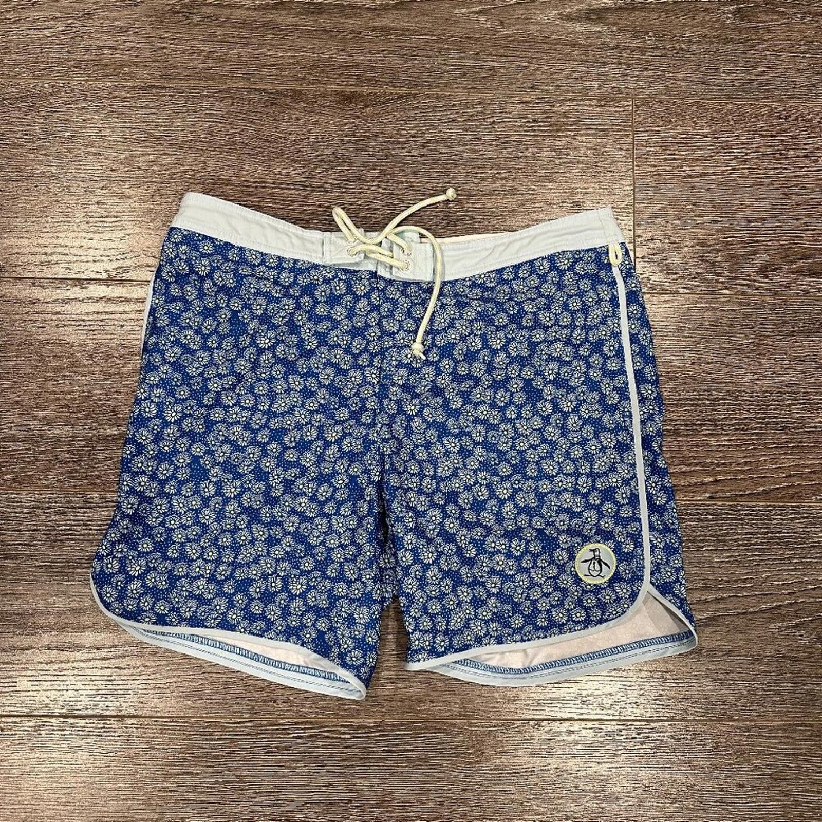 Original Penguin Penguin Men’s Swim Shorts – Size 31 Size US 32 / EU 48 - 1 Thumbnail