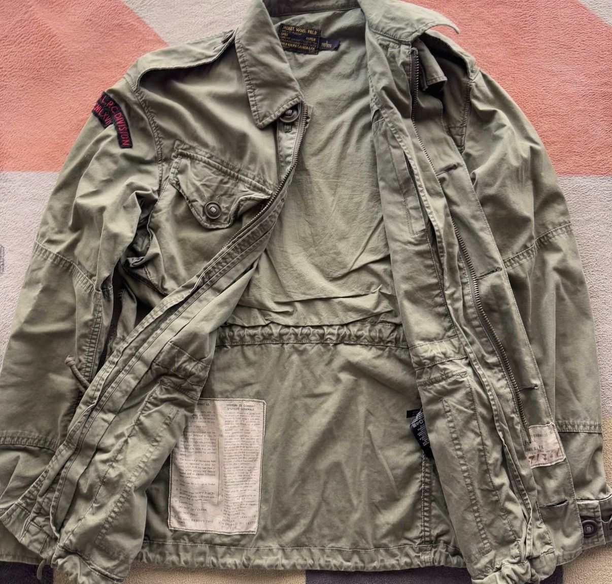 Polo Ralph Lauren Ralph Lauren Polo Embroidered M43 Military Jacket K22 Size US S / EU 44-46 / 1 - 3 Thumbnail