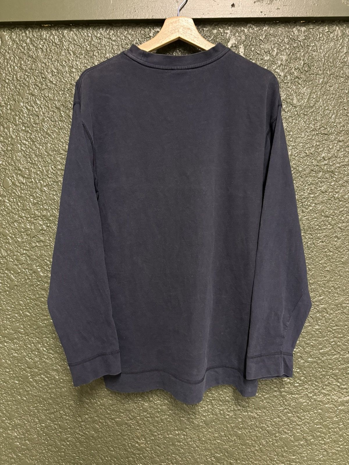 Nike Vintage Navy Nike LongSleeve Size US XL / EU 56 / 4 - 2 Thumbnail