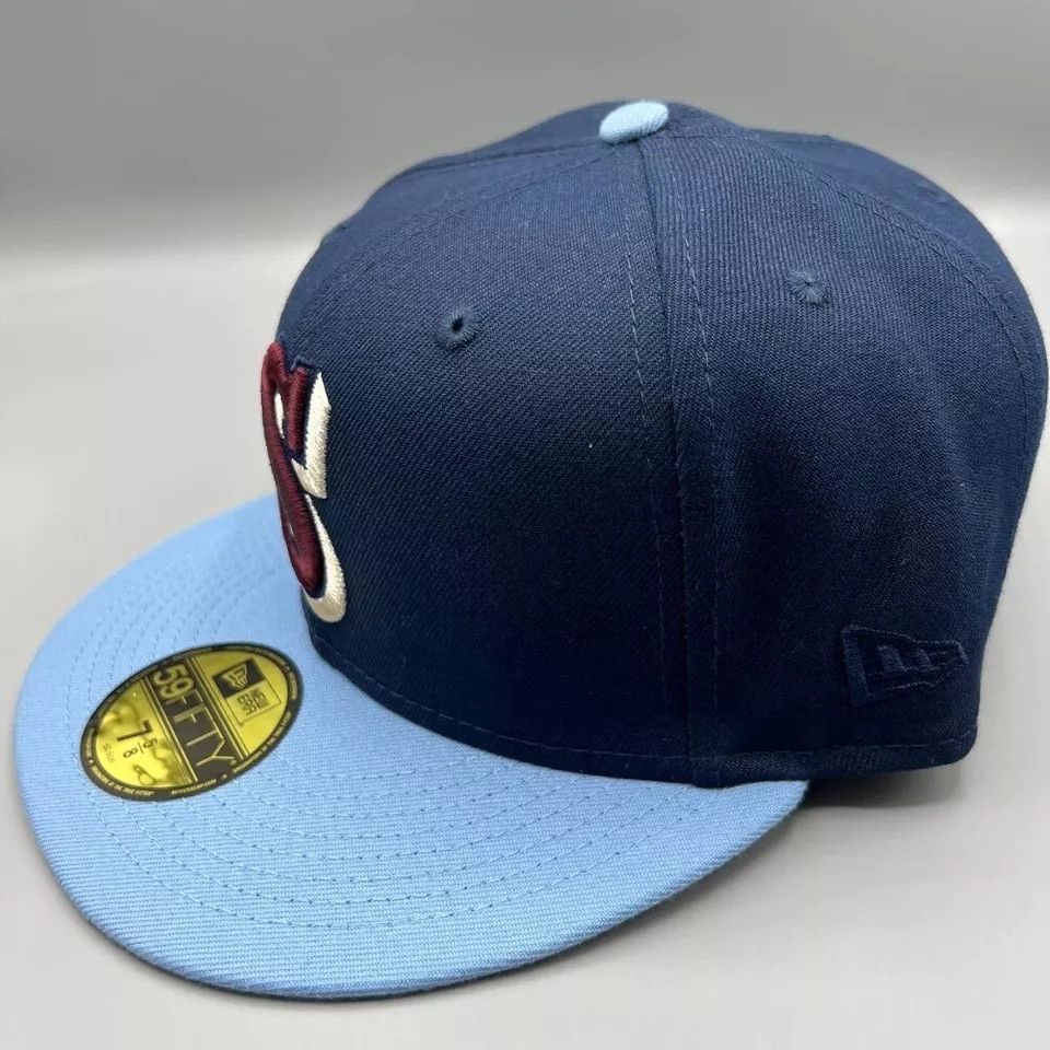 New Era Seattle Mariners Hat Men 7 5/8 59Fifty New Era Fitted Cap Size ONE SIZE - 3 Thumbnail