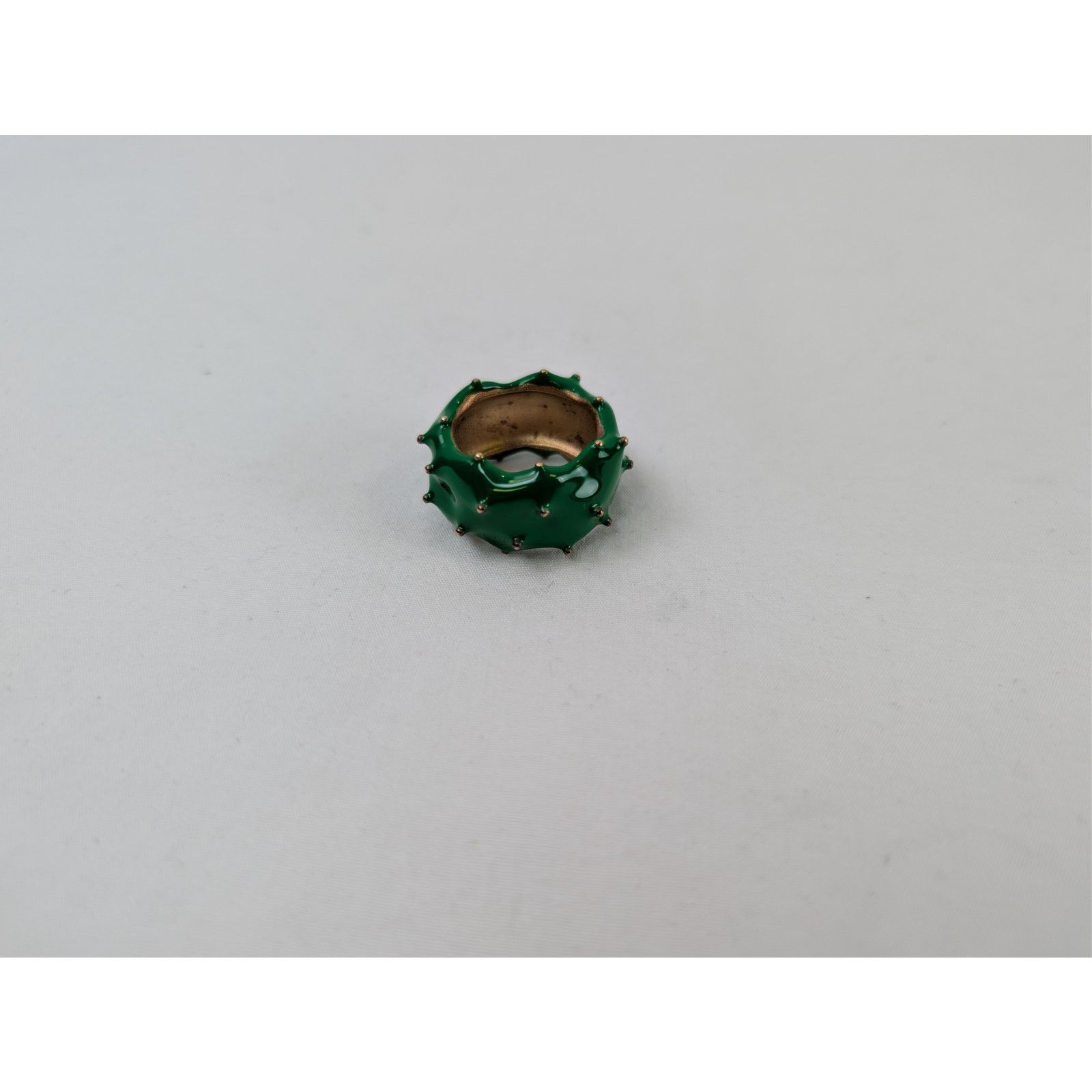 Bottega Veneta o1rshd1 Size: 21 / Gold F St Silver / Enamel Ring Parakeet Size ONE SIZE - 7 Thumbnail