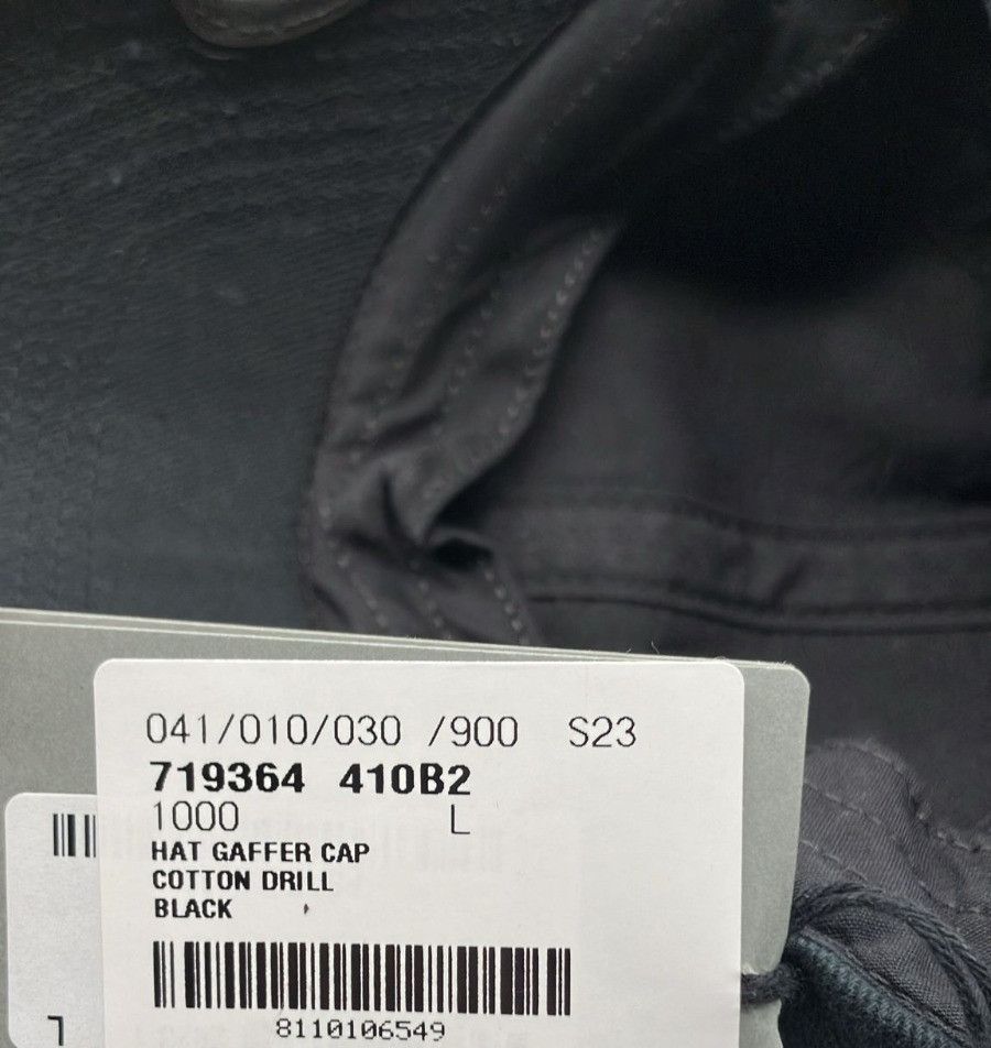 Balenciaga o1bcso1str0825 Size: L / Gaffer Hat / Cap in Black Size ONE SIZE - 5 Thumbnail
