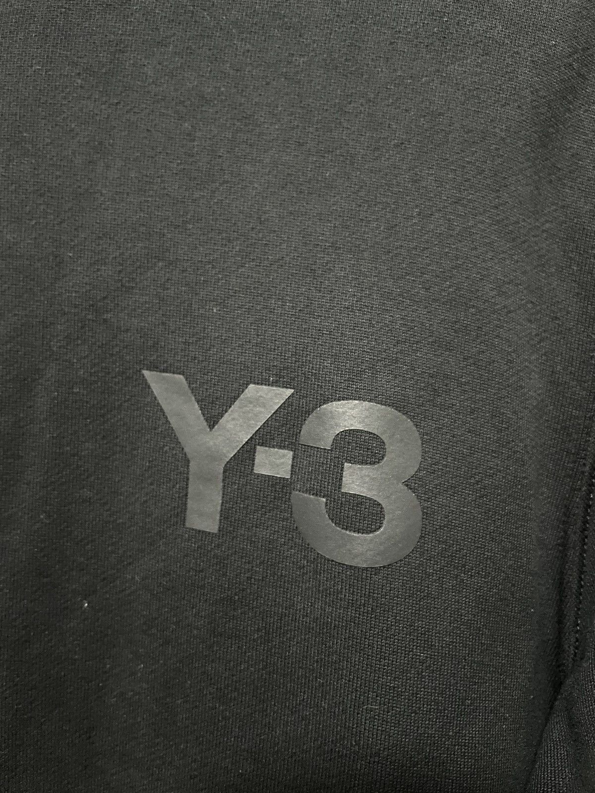 Adidas × Japanese Brand × Yohji Yamamoto Yohji Yamamoto Y3 Adidas Sweatshirt Crewneck Black Logo Size US M / EU 48-50 / 2 - 4 Thumbnail