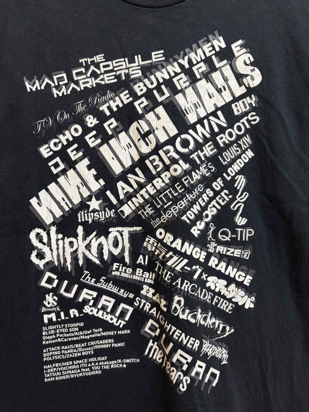 Band Tees Vintage Summer Sonic Band Oasis Nine Inch Nails Slipknot Size US M / EU 48-50 / 2 - 5 Thumbnail