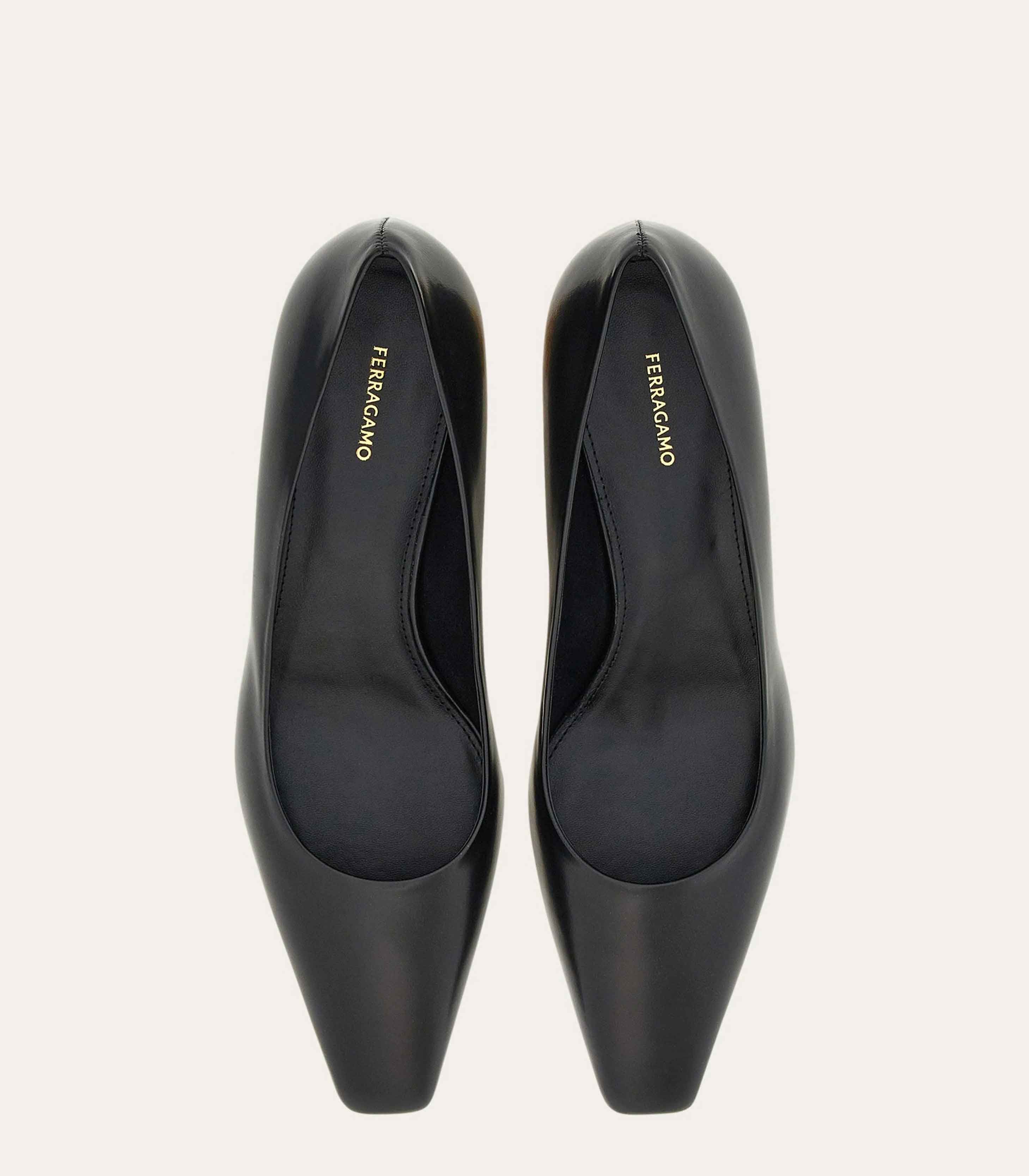 Salvatore Ferragamo o1s1rm0126 Cage Heel Pumps in Black Size US 11 / IT 41 - 9 Thumbnail