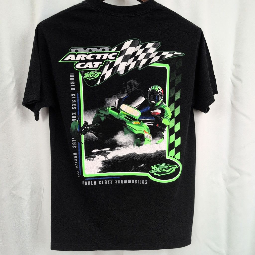 Fruit Of The Loom × Vintage Y2K Vintage Arctic Cat/Team Artic Black T-Shirt medium Size US M / EU 48-50 / 2 - 1 Thumbnail