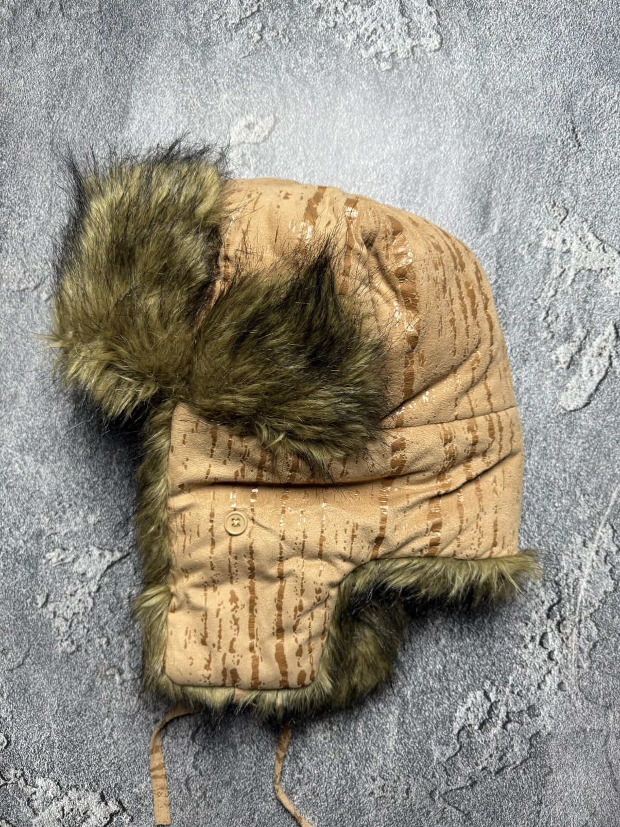 Other Y2K Faux Fur Ushanka Vintage Fuzzy Warm Trapper Hat Size ONE SIZE - 4 Thumbnail