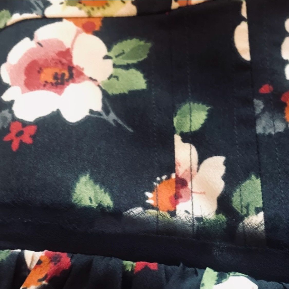 American Eagle Outfitters AE American Eagle Strapless Floral Print Mini Dress Size L / US 10 / IT 46 - 8 Thumbnail