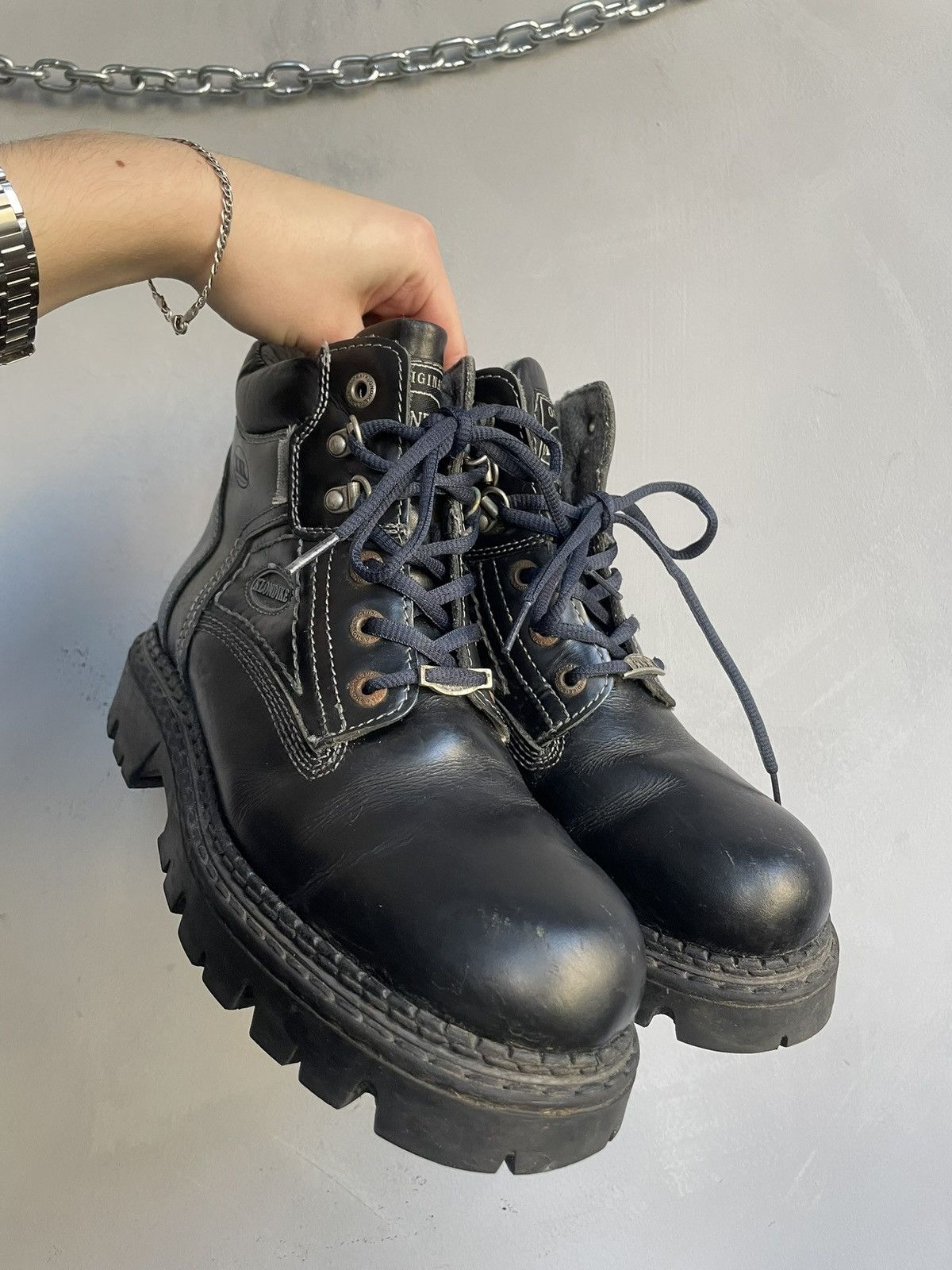 Other Klondike Black Boots Platform New Rock Style avant garde Size US 8 / EU 41 - 1 Thumbnail
