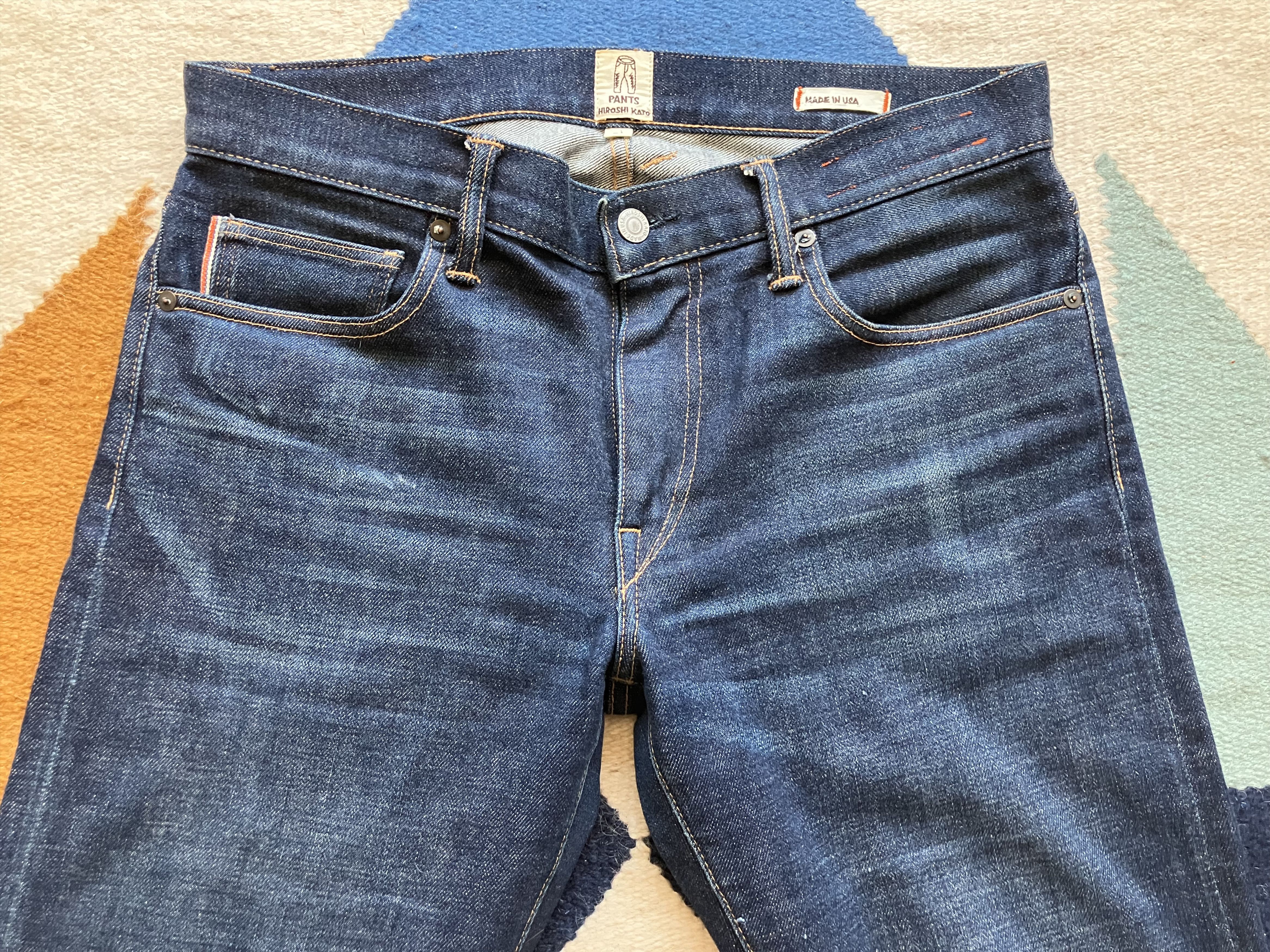 Hiroshi Kato The Pen Slim - Tyler 14oz Stretch Selvedge Size US 31 - 3 Thumbnail