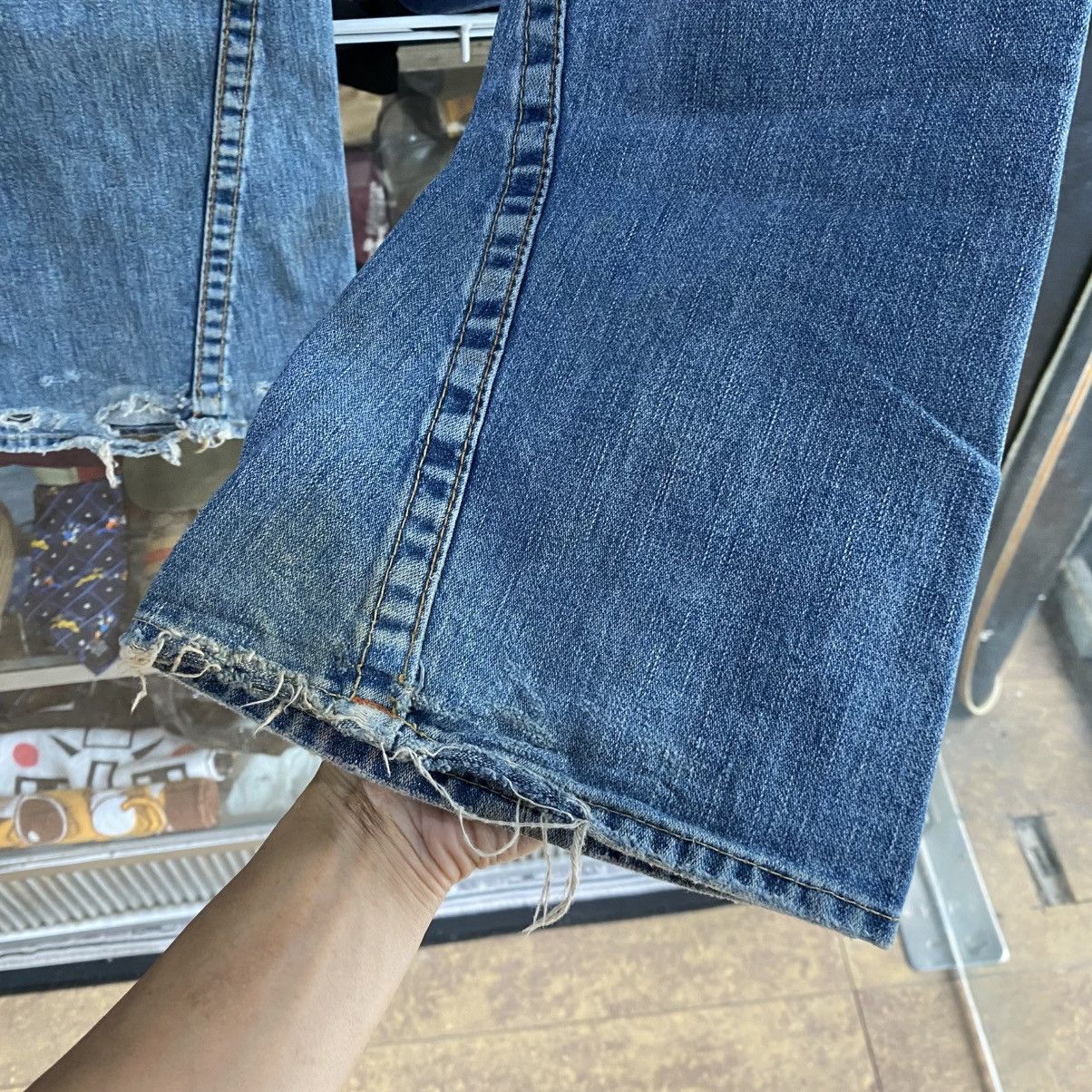 True Religion 2000s True Religion Joey Super Flared Jeans Size US 28 / EU 44 - 6 Thumbnail