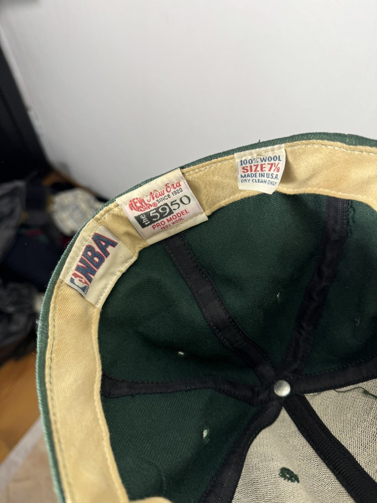 NBA × Vintage Vintage Seattle Supersonics Wool Signatured SnapBack Cap NBA Size ONE SIZE - 5 Thumbnail