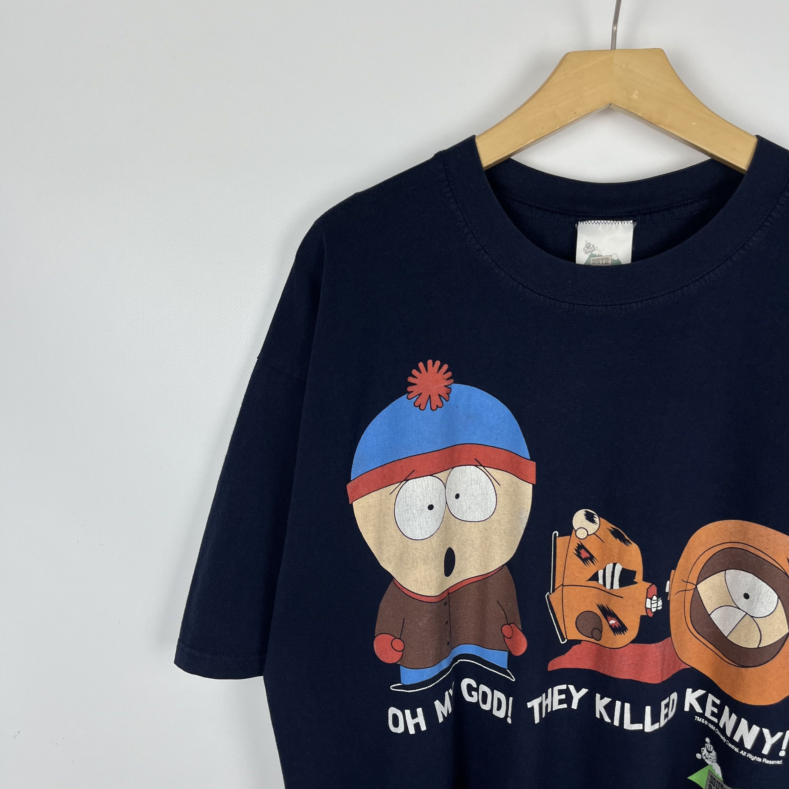 Cartoon Network Vintage South Park Cartoon “Killed Kenny” T Shirt 1998 Size US XL / EU 56 / 4 - 5 Thumbnail