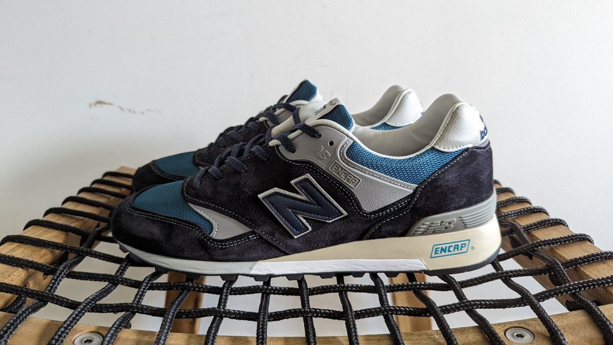 image of New Balance 577 Blue Shoes, Men's (Size 11.5)