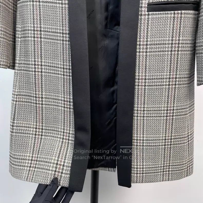 Louis Vuitton Louis Vuitton Welsh grey plaid coat Size XS / US 0-2 / IT 36-38 - 3 Thumbnail