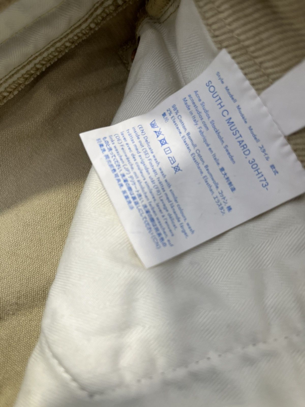 Acne Studios Acne Studios Bla Konst Corduroy Pants Size US 27 - 5 Thumbnail