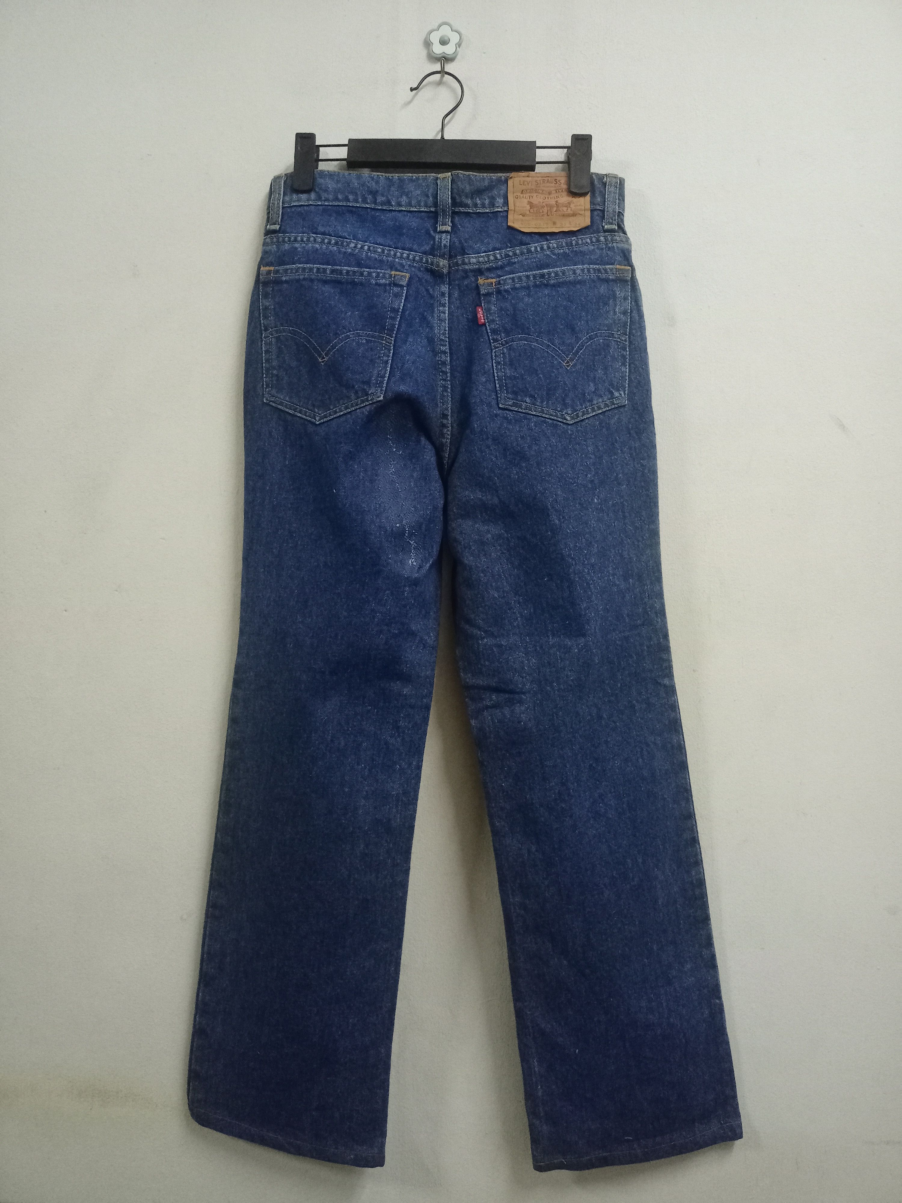 Levi's × Levi's Vintage Clothing Vintage Levis 505 Blue Wash Raw Denim Baggy Jeans 28x27 Size US 28 / EU 44 - 2 Thumbnail