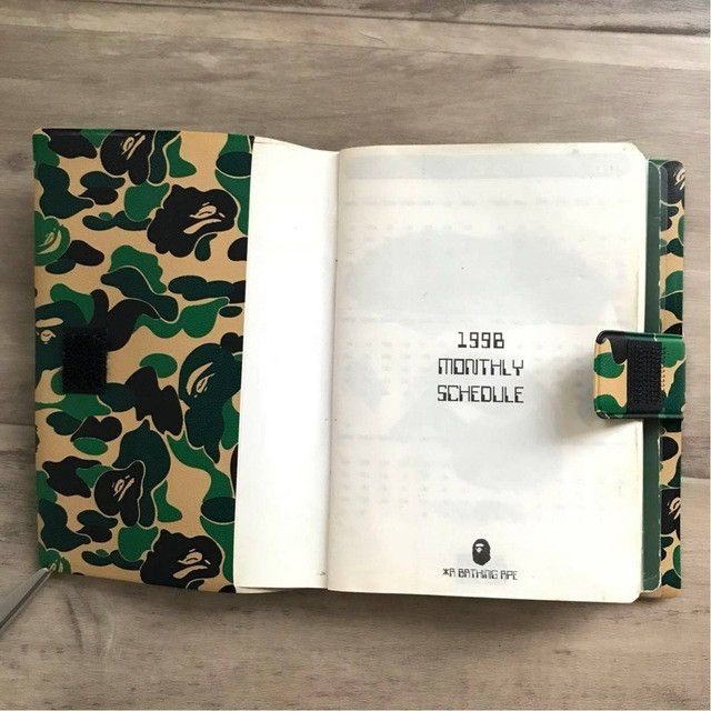 Bape 1998 BAPE CAMO Daily planner notebook a bathing ape NIGO Size ONE SIZE - 3 Thumbnail